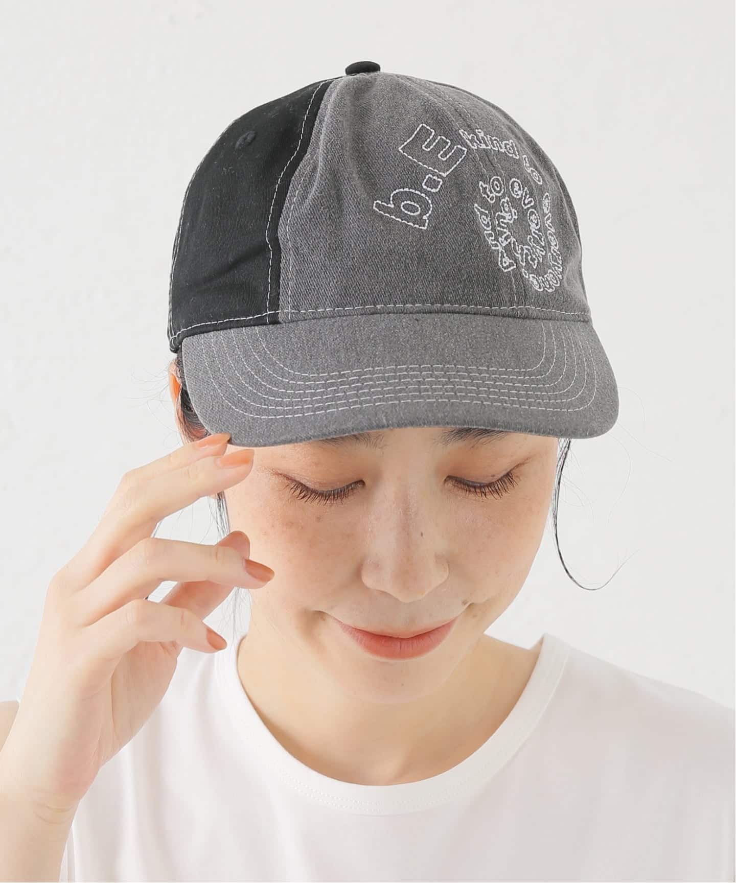 b.Eautiful/ビューティフル】B-Turn Low Profile Hat（WASHED BLACK