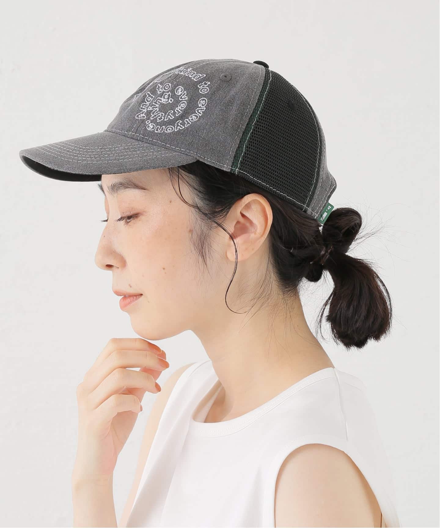 b.Eautiful/ビューティフル】B-Turn Low Profile Hat（WASHED BLACK
