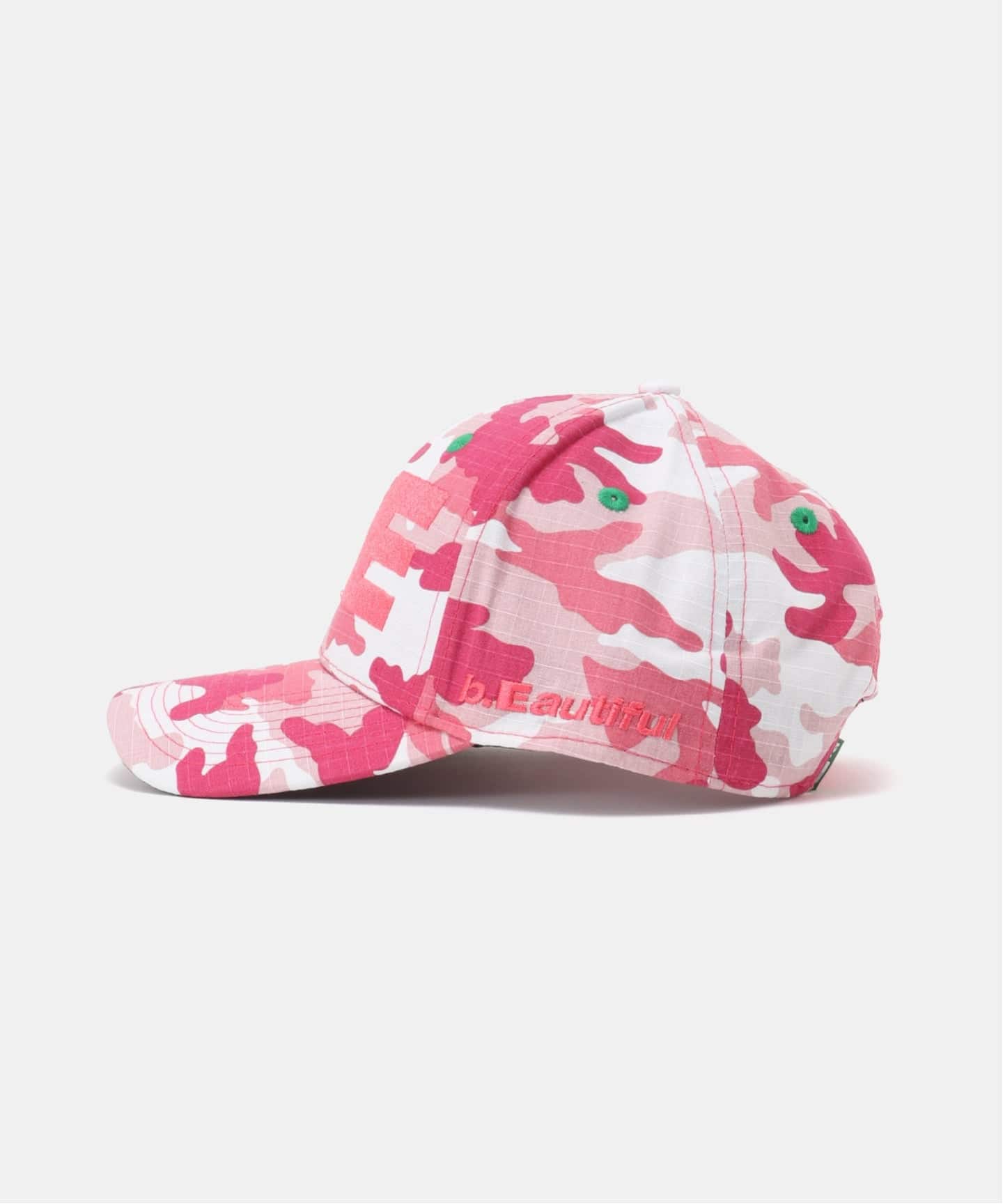 b.Eautiful/ビューティフル】b.E Hat（PINK HAT CAM）（キャップ