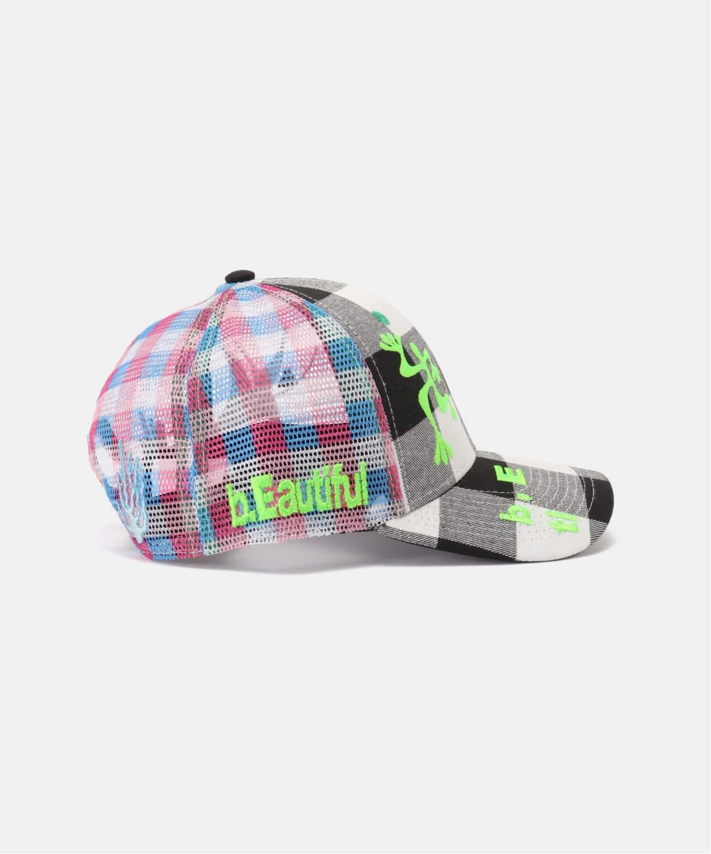 b.Eautiful/ビューティフル】 Biyu Hat（BLACK BUFFAL）（キャップ