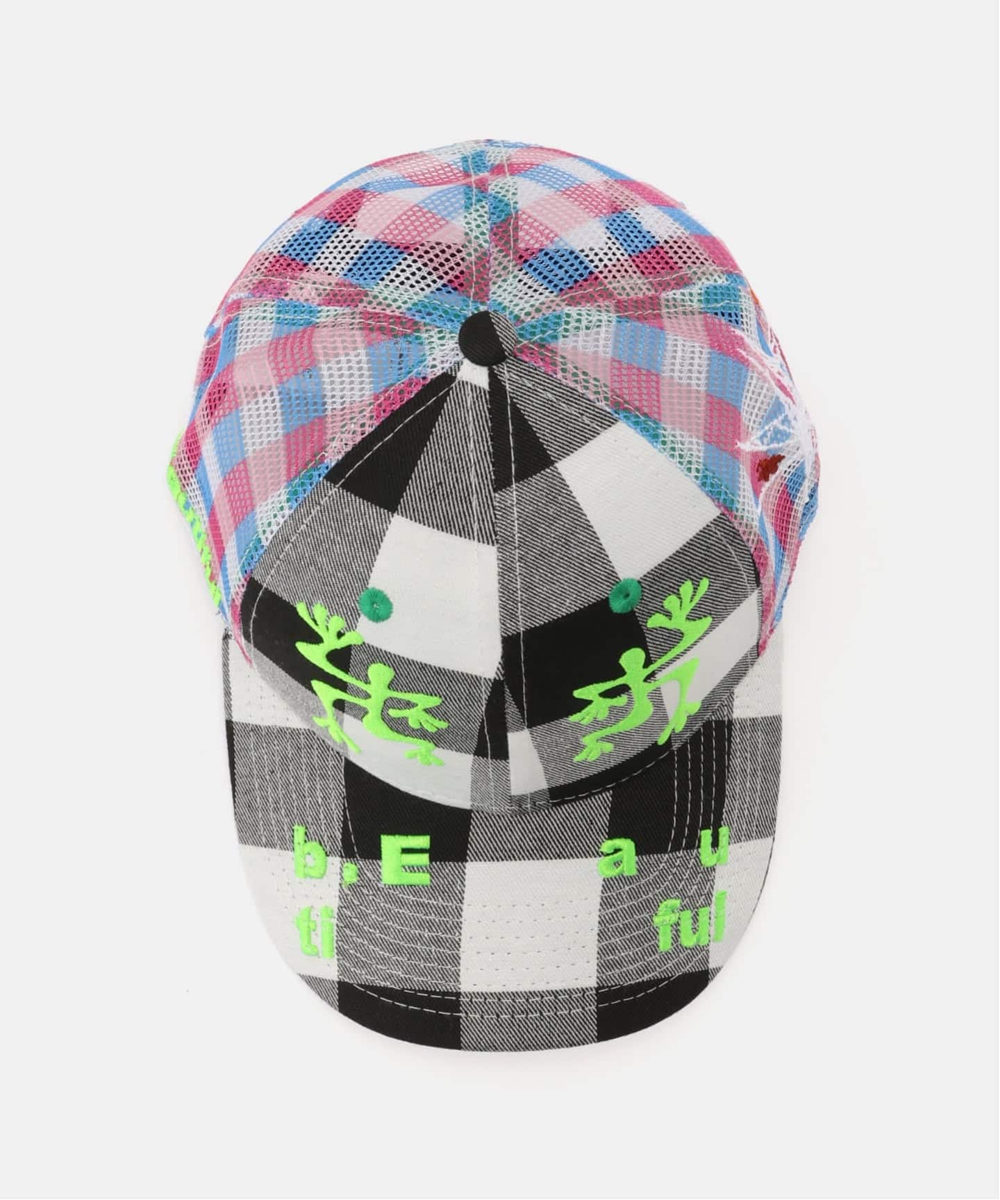 b.Eautiful/ビューティフル】 Biyu Hat（BLACK BUFFAL）（キャップ