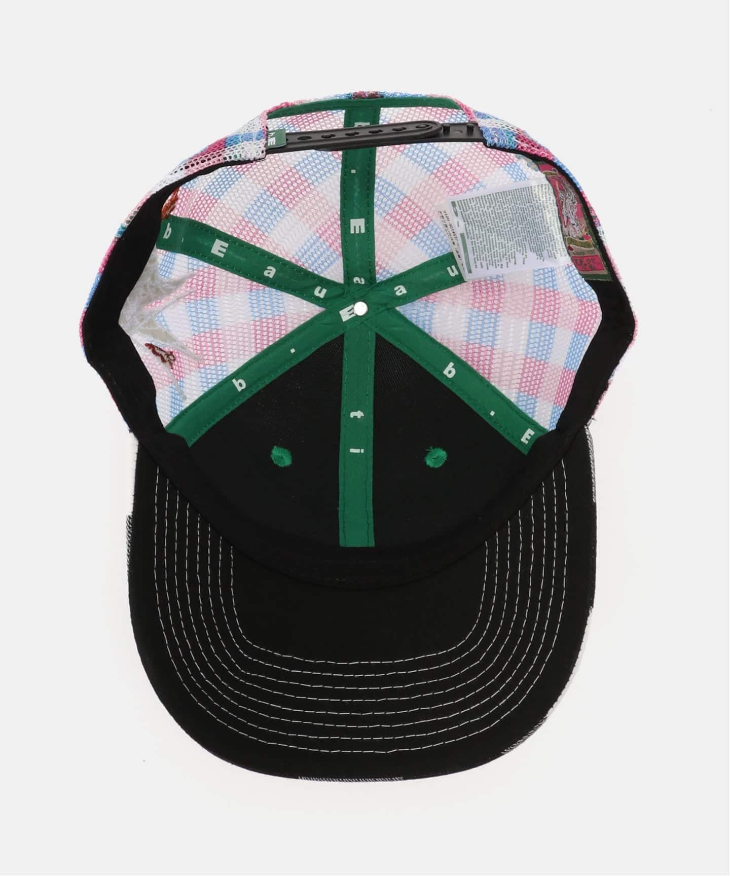 b.Eautiful/ビューティフル】 Biyu Hat（BLACK BUFFAL）（キャップ