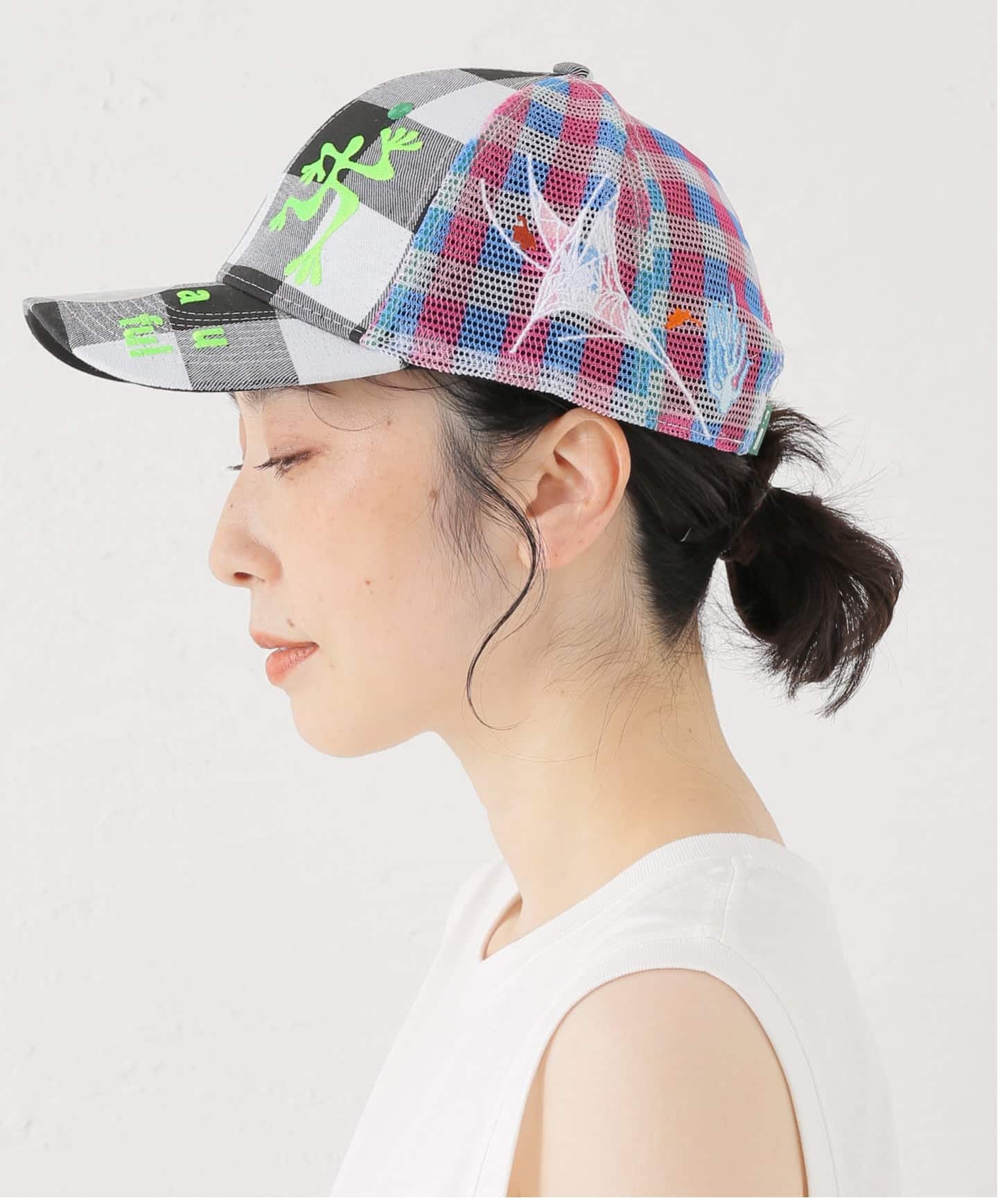 b.Eautiful/ビューティフル】Biyu Hat（BLACK BUFFAL）（キャップ