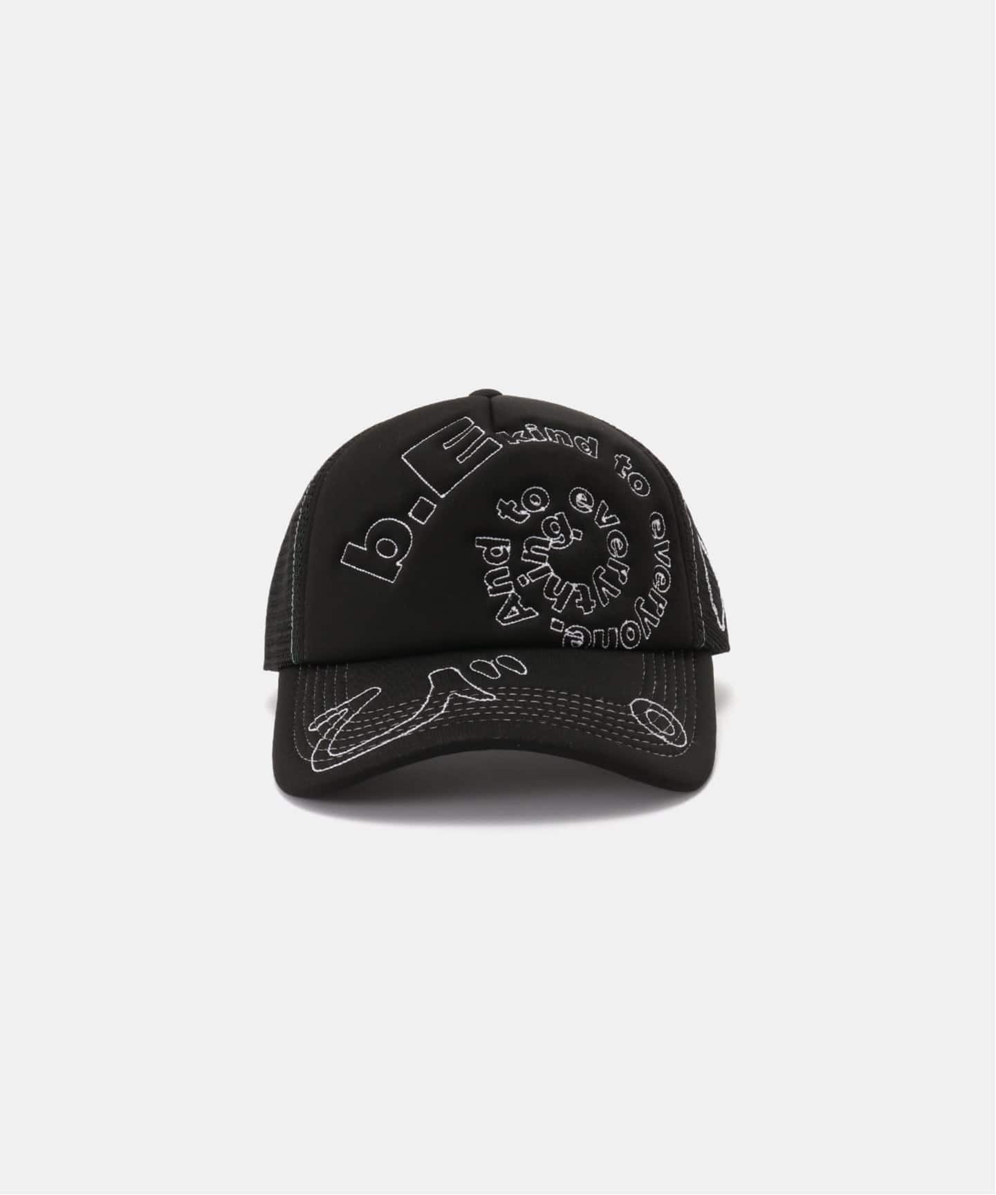 b.Eautiful/ビューティフル】b.i Foam Trucker Hat（BLACK）（キャップ