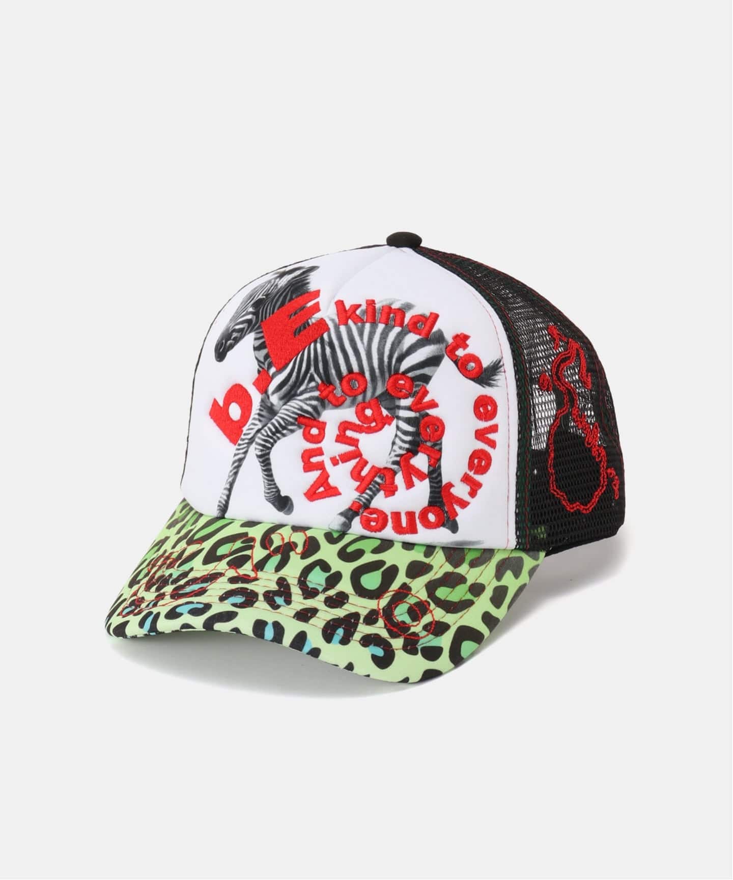 b.Eautiful/ビューティフル】 b.i Foam Trucker Hat（BABY ZEBRA