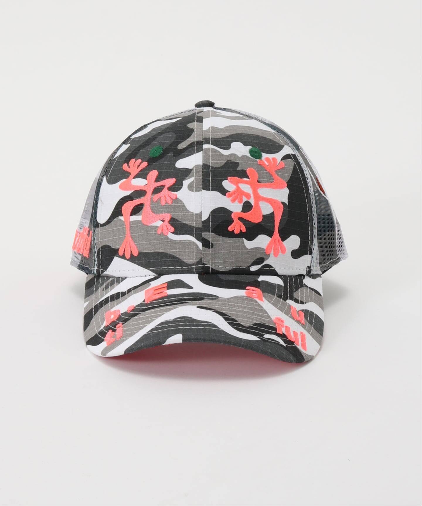 b.Eautiful/ビューティフル】 Biyu Hat（BLACK WHITE ）（キャップ