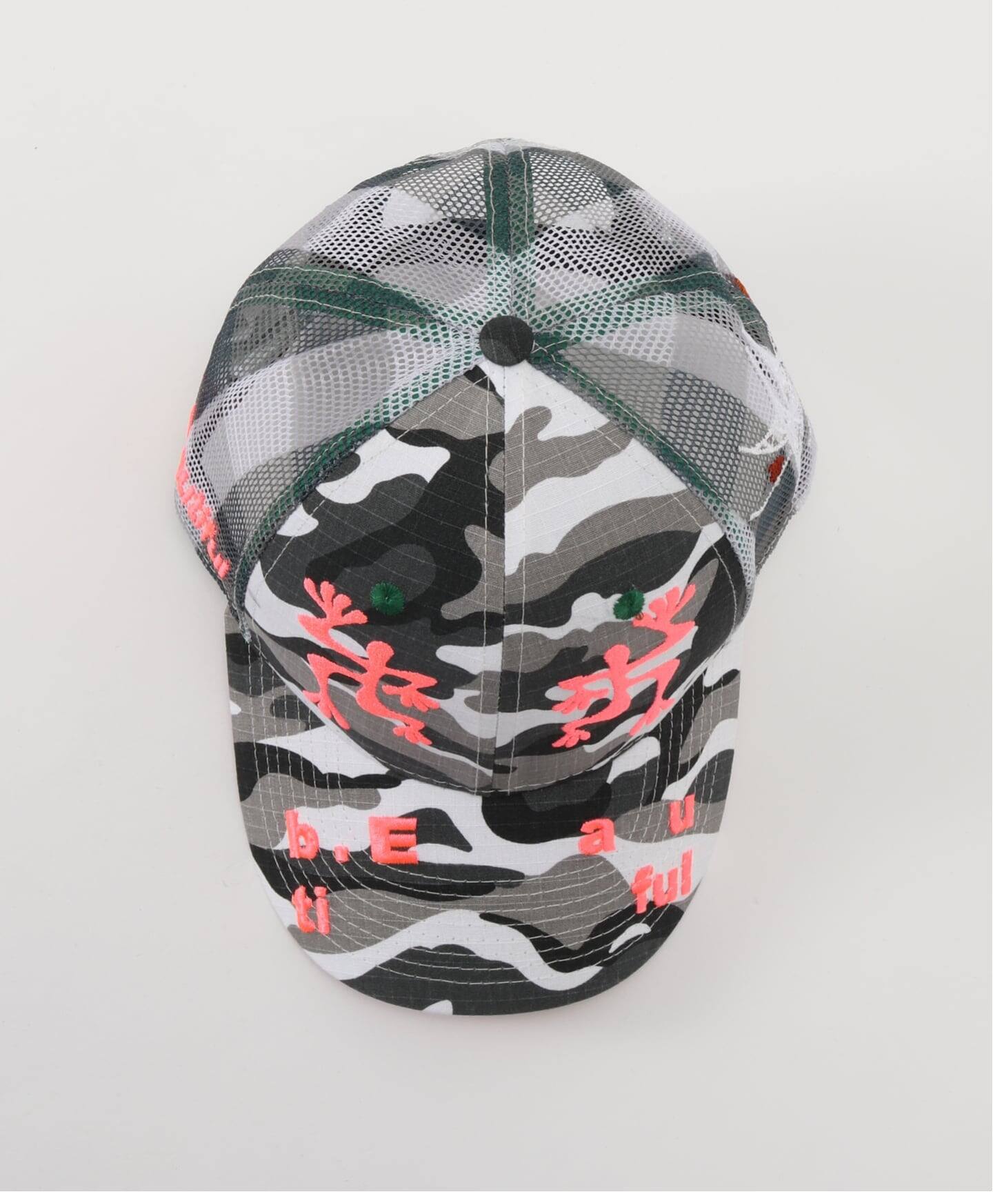 b.Eautiful/ビューティフル】 Biyu Hat（BLACK WHITE ）（キャップ