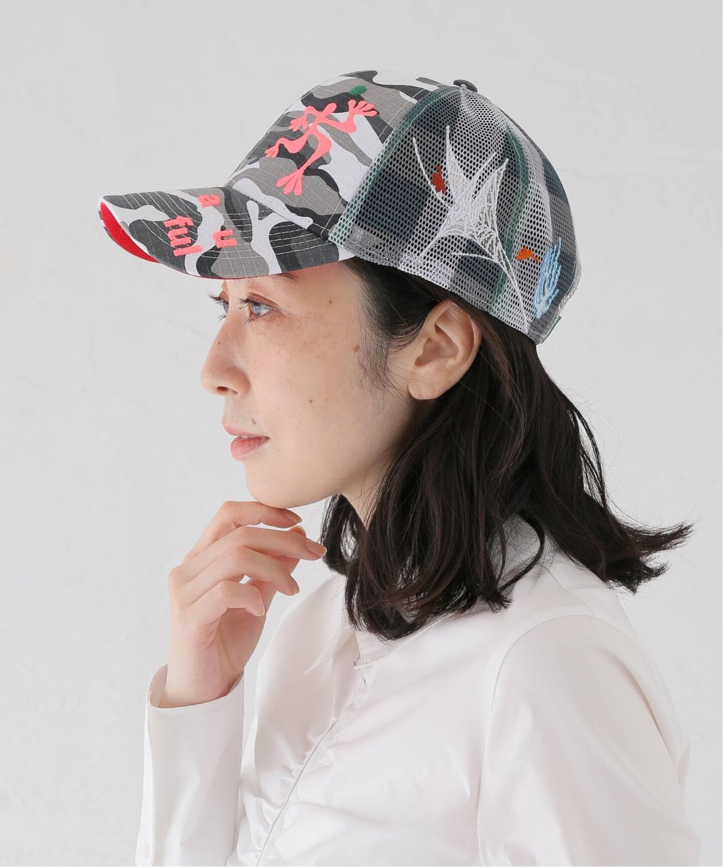 beautiful キャップ b.Eautiful/ビューティフル】 Biyu Hat（BLACK WHITE ）（キャップ