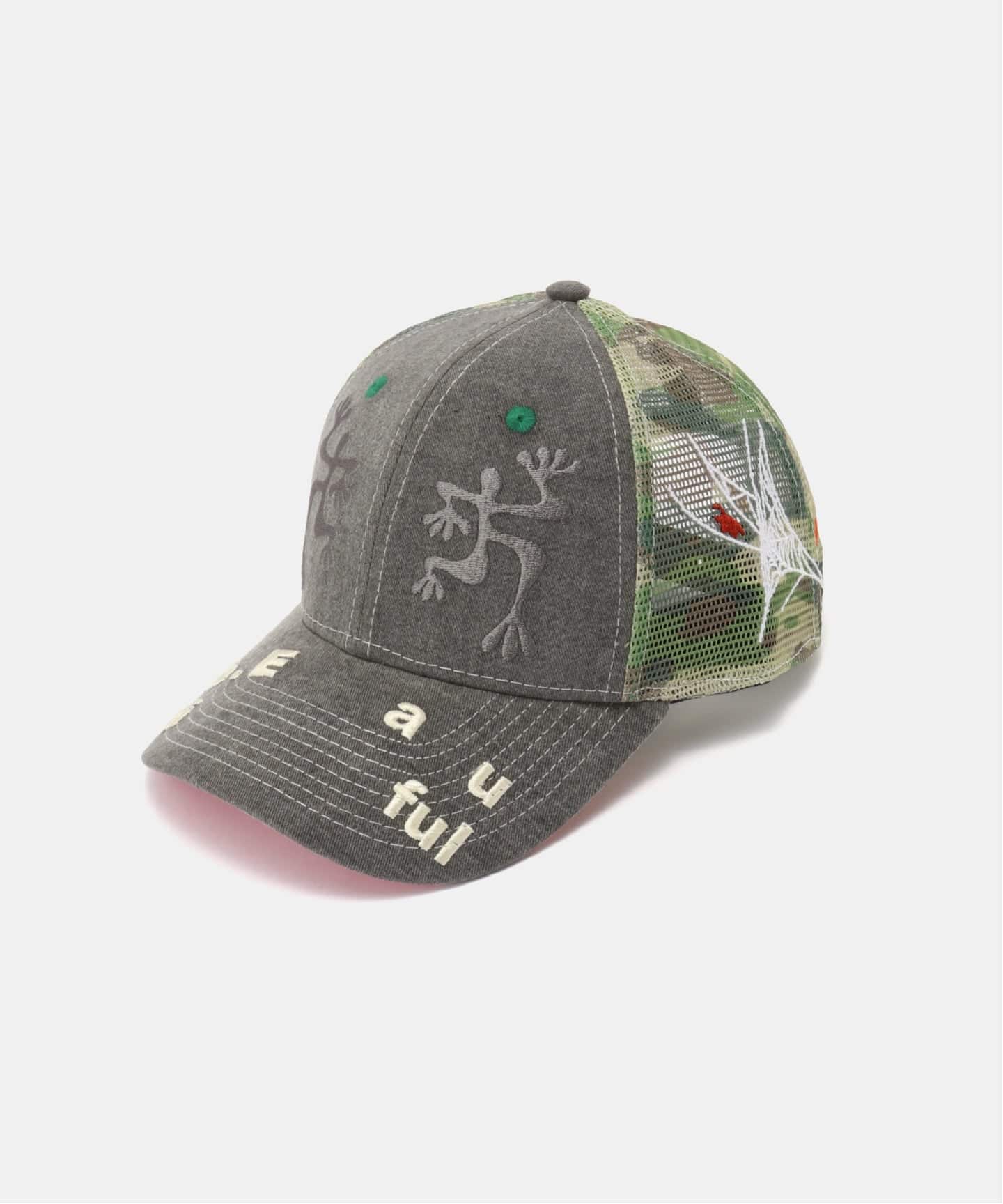 b.Eautiful/ビューティフル】 Biyu Hat（WASHED BLACK）（キャップ