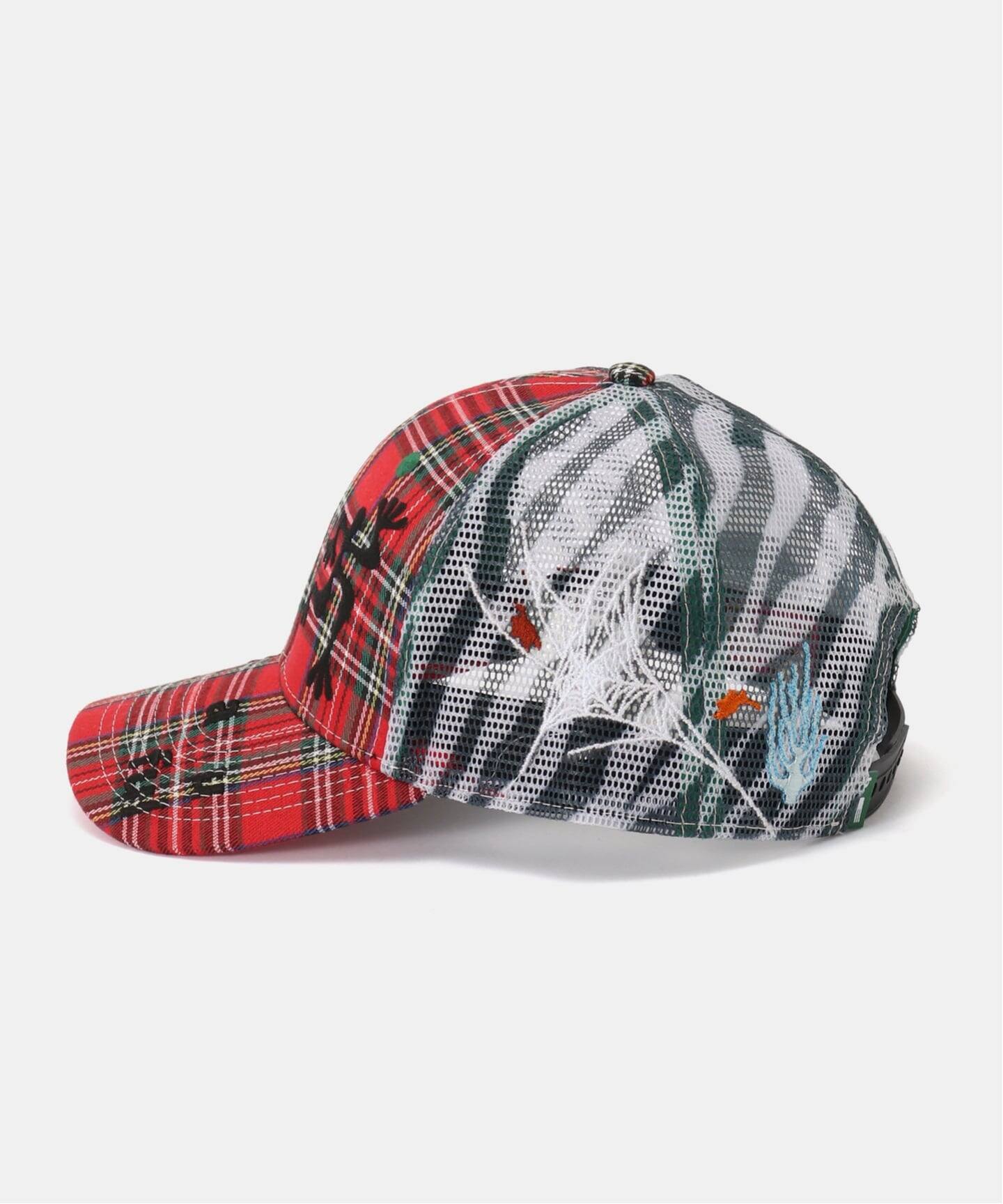b.Eautiful/ビューティフル】Biyu Hat（RED PLAID/ZE）（キャップ