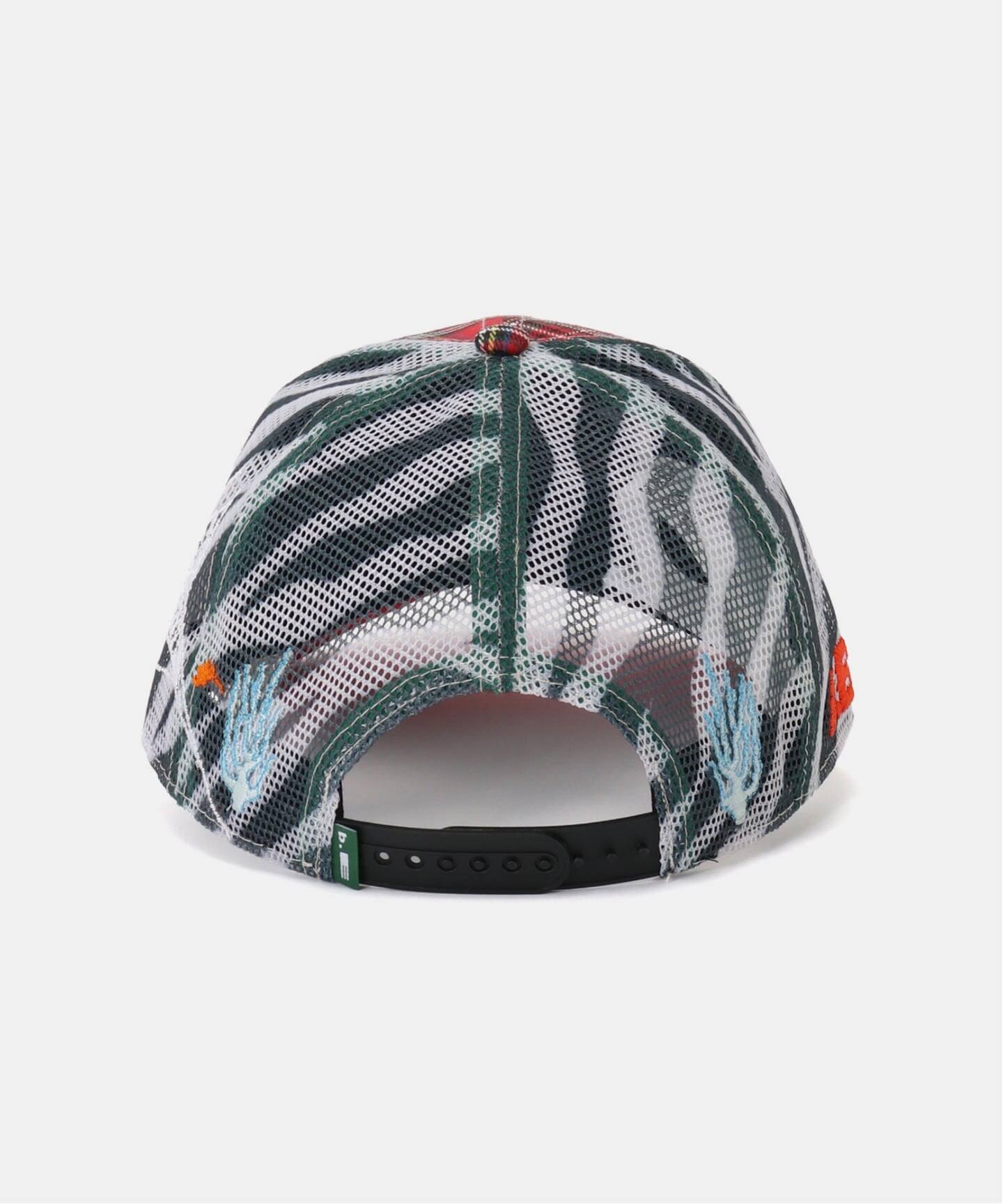 b.Eautiful/ビューティフル】Biyu Hat（RED PLAID/ZE）（キャップ
