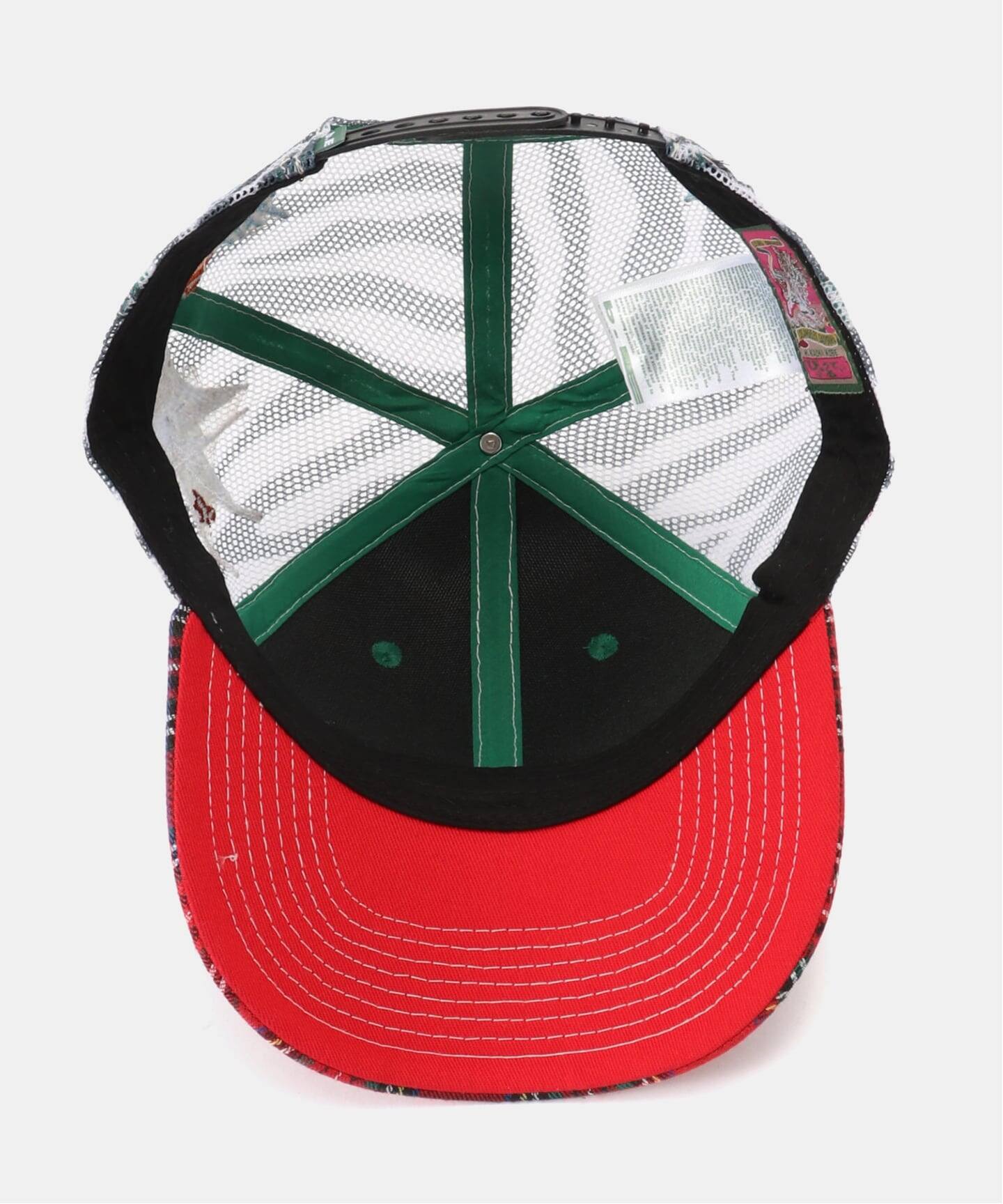 b.Eautiful/ビューティフル】Biyu Hat（RED PLAID/ZE）（キャップ