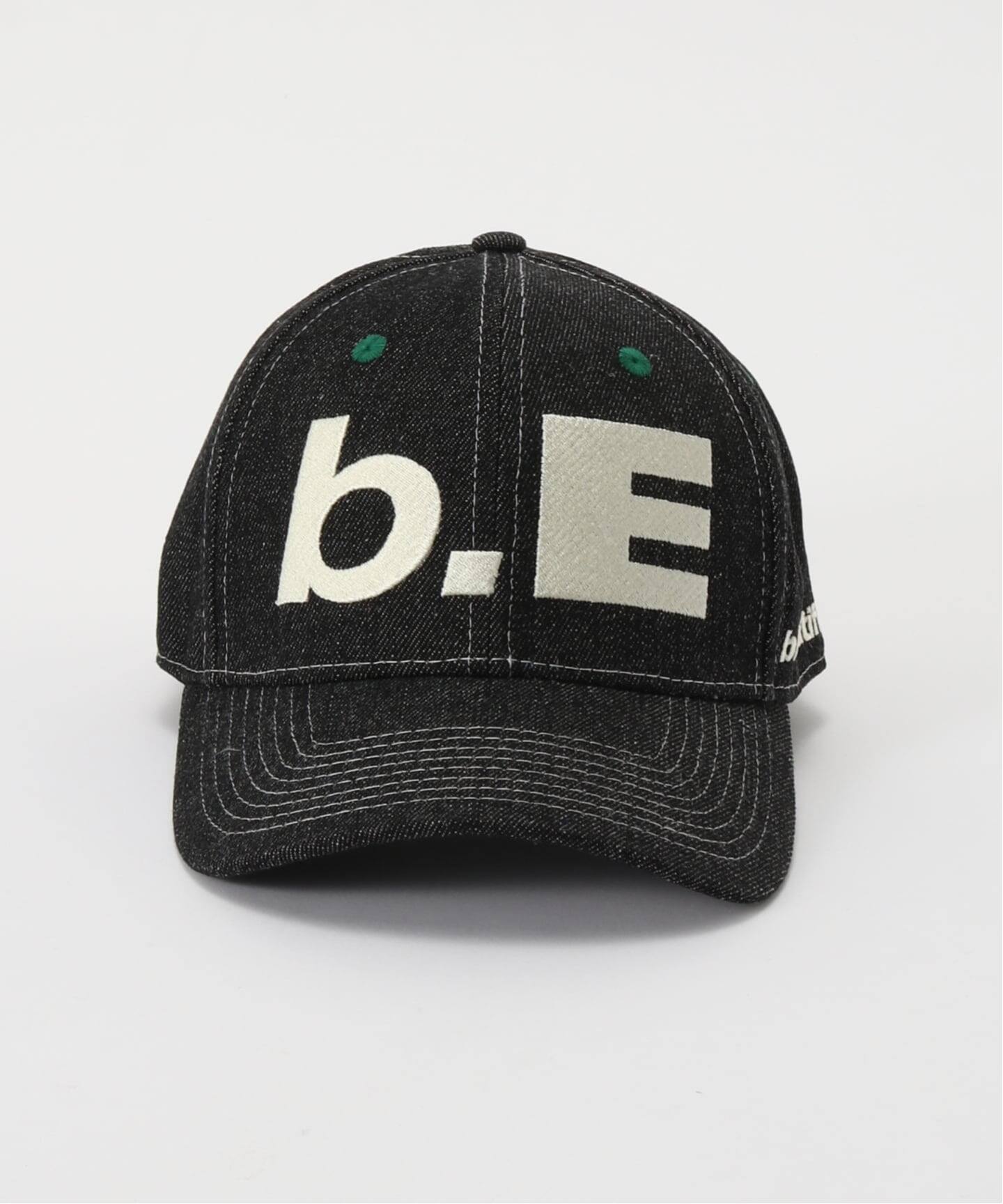 b.Eautiful/ビューティフル】b.E Hat（BLACK DENIM/）（キャップ