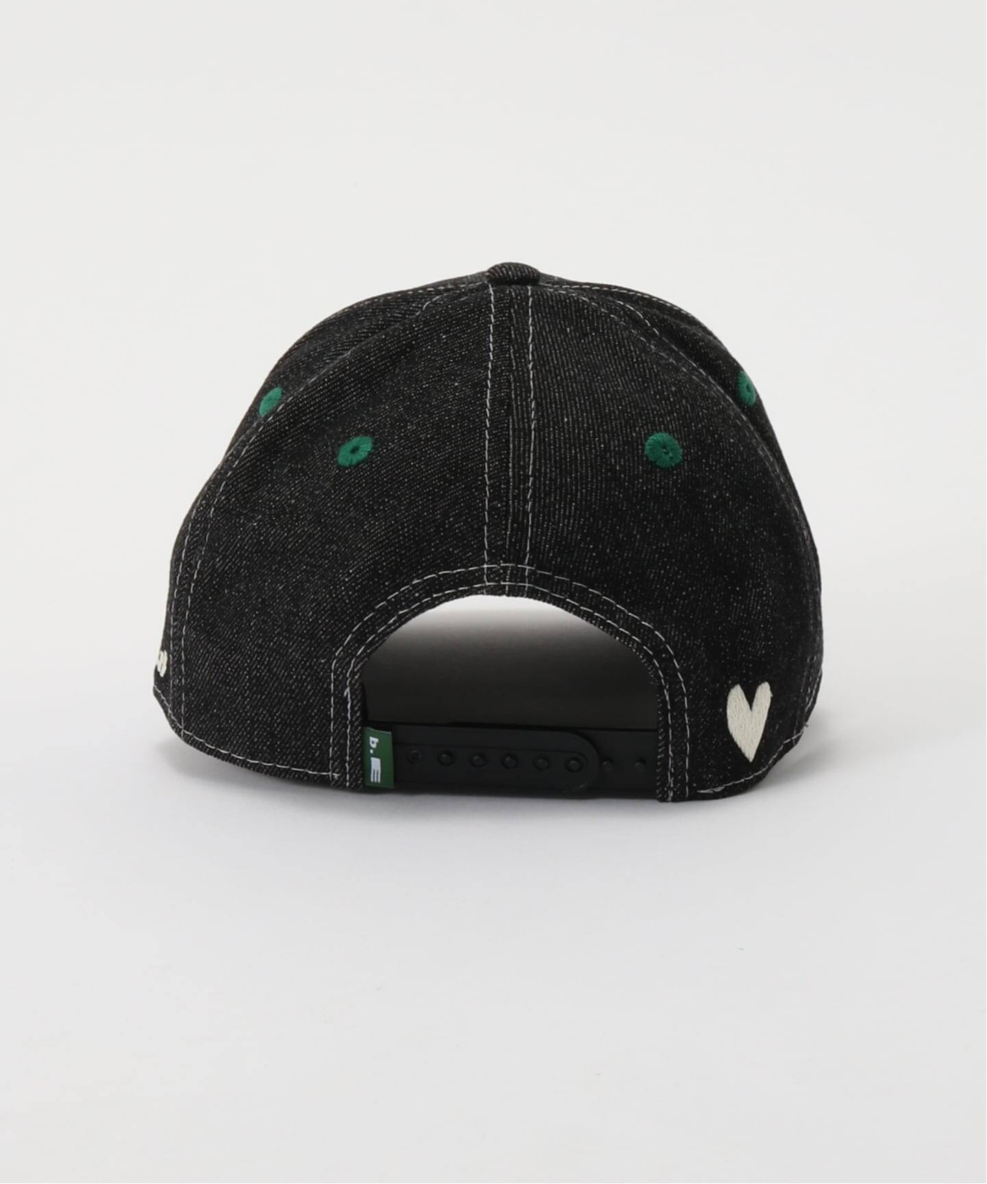b.Eautiful/ビューティフル】b.E Hat（BLACK DENIM/）（キャップ