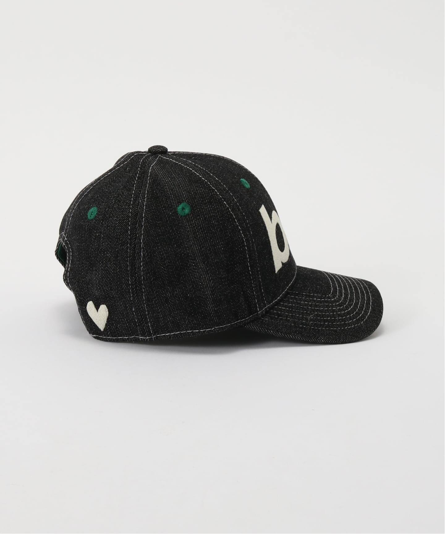 b.Eautiful/ビューティフル】b.E Hat（BLACK DENIM/）（キャップ