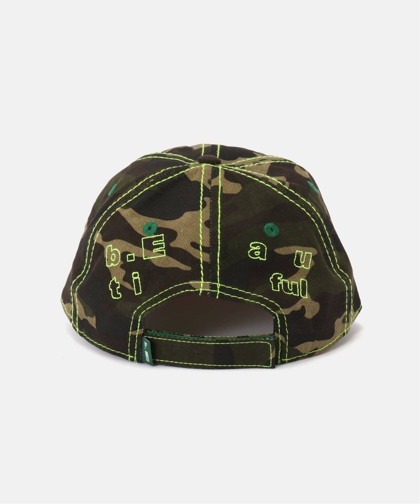 b.Eautiful/ビューティフル】Vapor 6 Panel Hat（DRILL CAMO/N