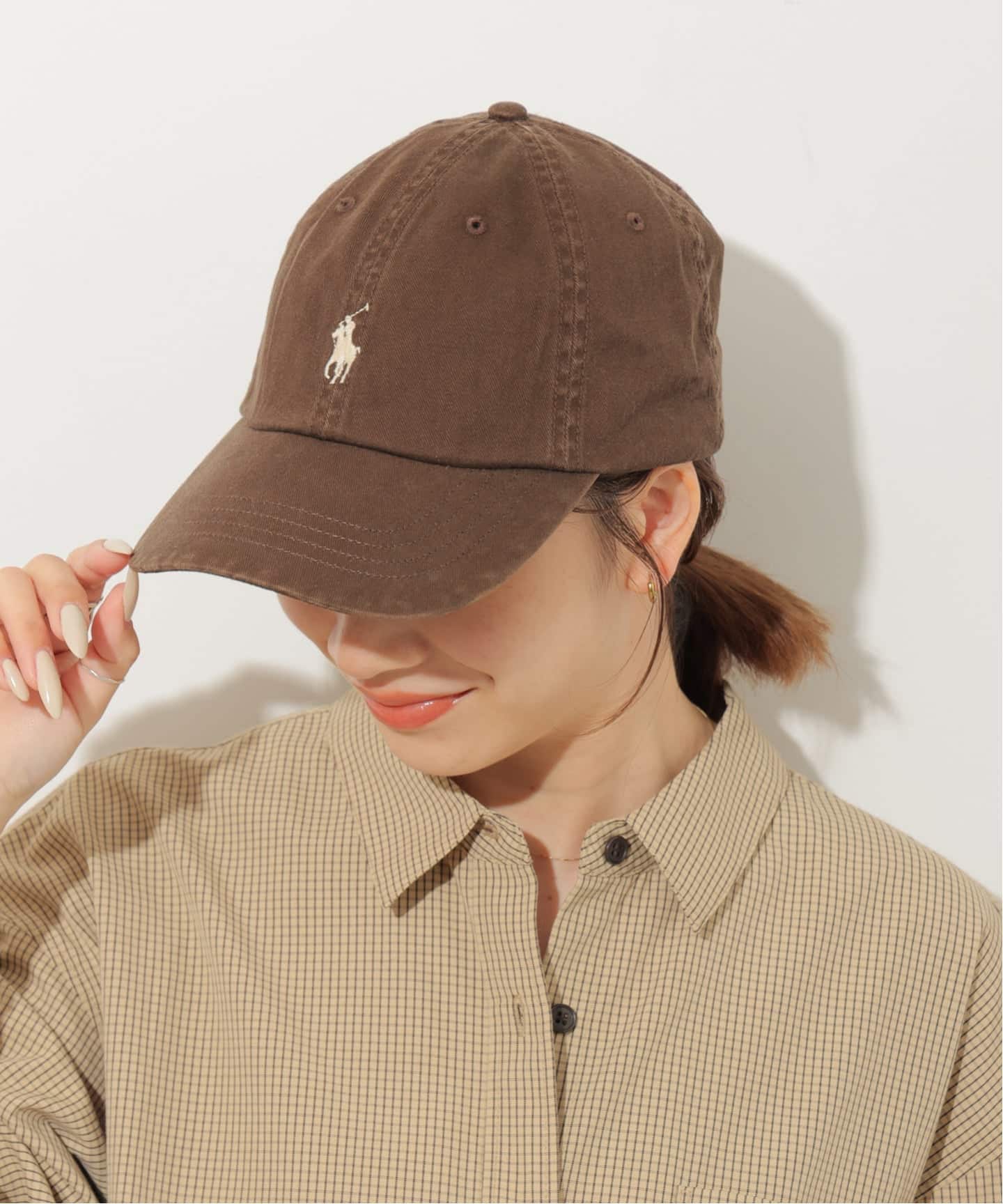 POLO RALPH LAUREN キャップ ブラウン POLO RALPH LAUREN / ポロ ラルフ ローレン】キャップ（キャップ