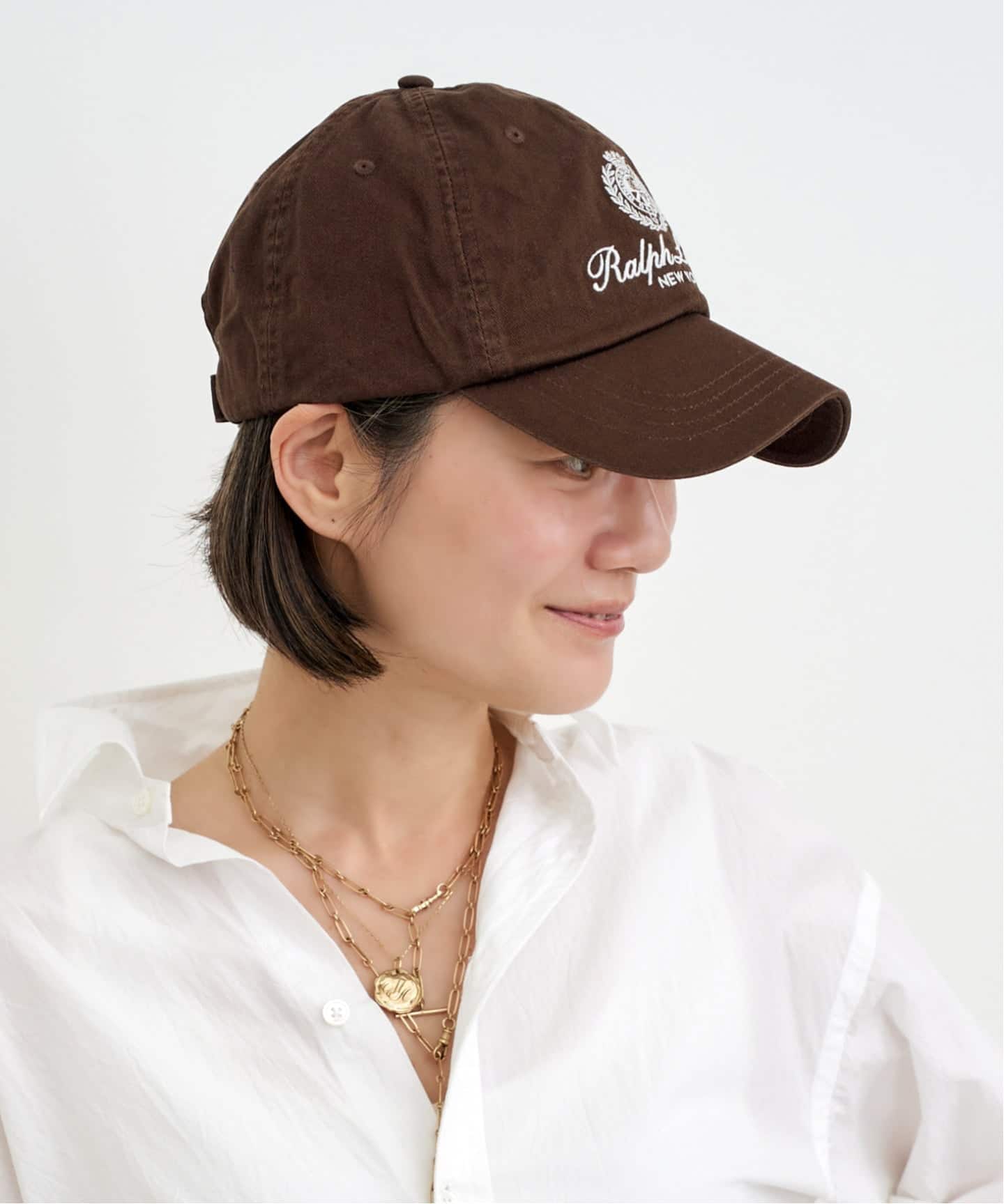ポロラルフローレン❣️ブラウンキャップ OS❣️ POLO RALPH LAUREN/ポロ ラルフ ローレン】 WOVEN CAP（キャップ）｜L