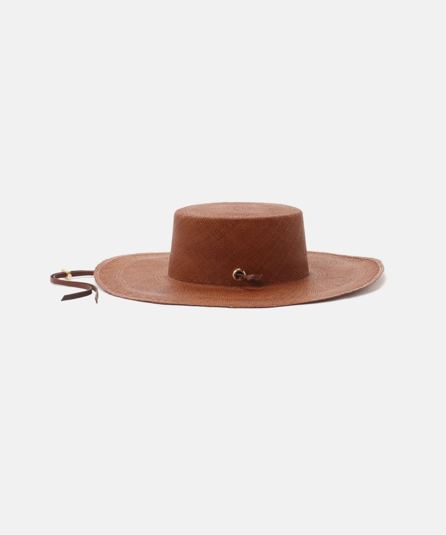 SENSI STUDIO/センシ スタジオ】 Cordovan Hat Long Brim（ハット）｜L