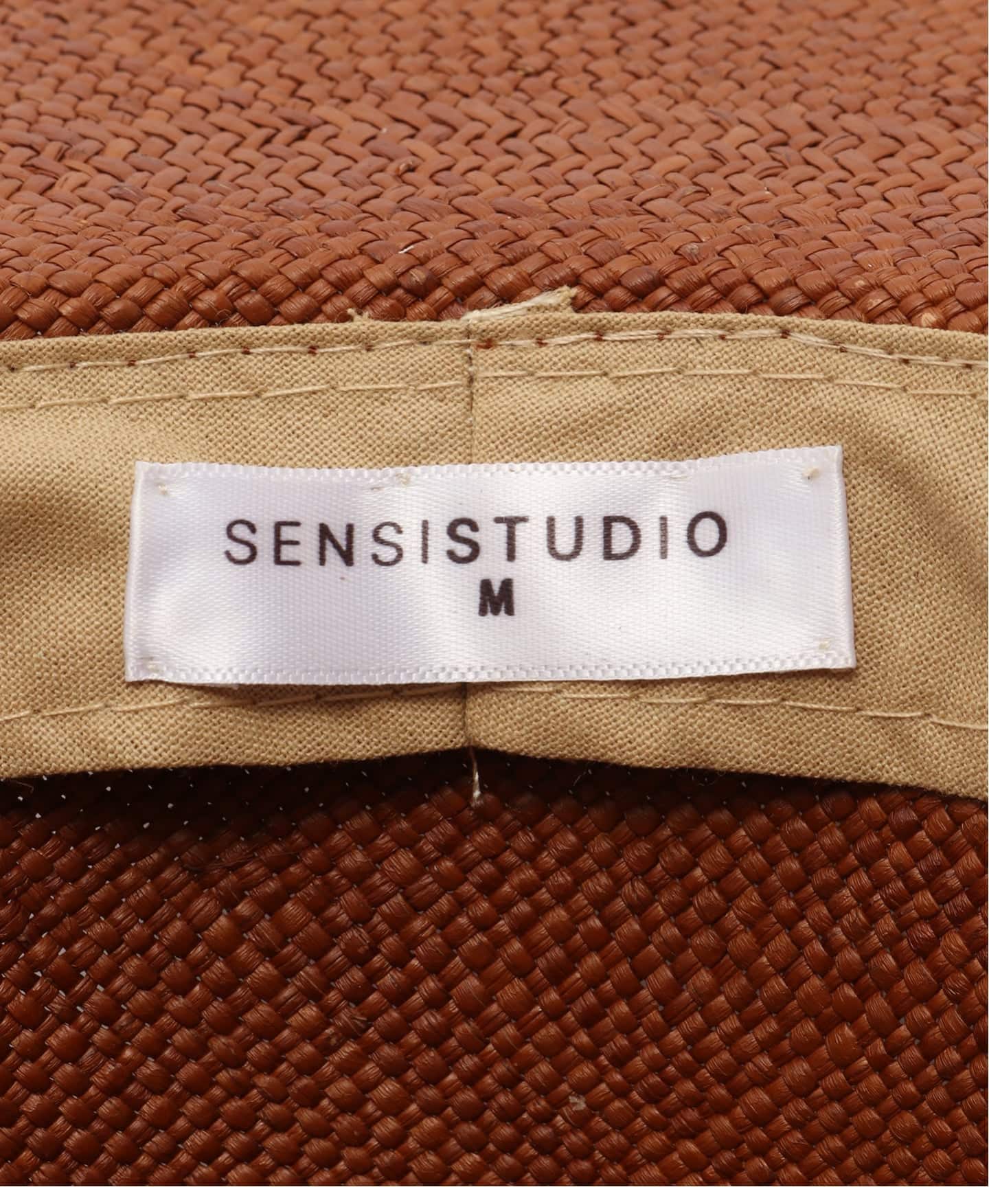 SENSI STUDIO/センシ スタジオ】 Cordovan Hat Long Brim（ハット）｜L