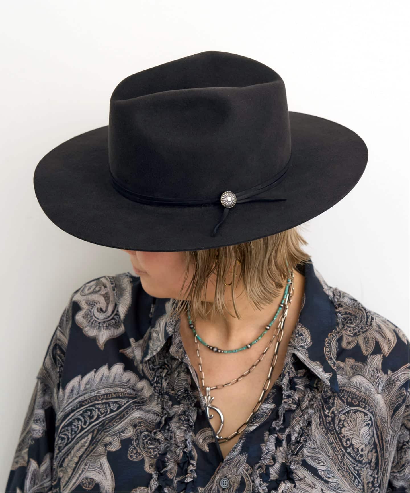 LOVELY BIRD/ラブリー バード ハット LOVELY BIRD/ラブリー バード】 HAT with CONCHO（ハット）｜L