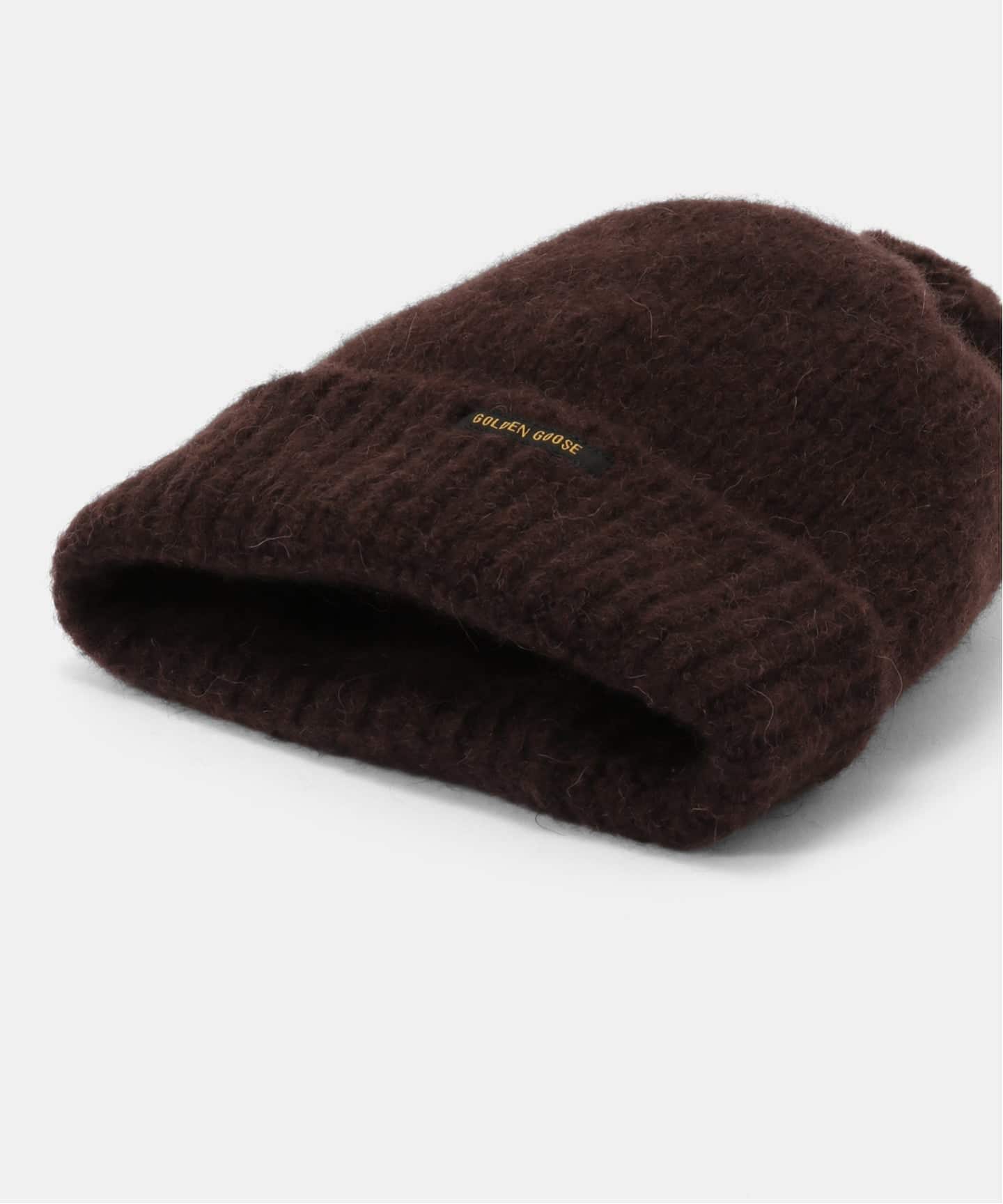 アパルトモンダークブラウン ニット帽 GOLDEN GOOSE/ゴールデン グース】 JOURNEY BEANIE（ニットキャップ