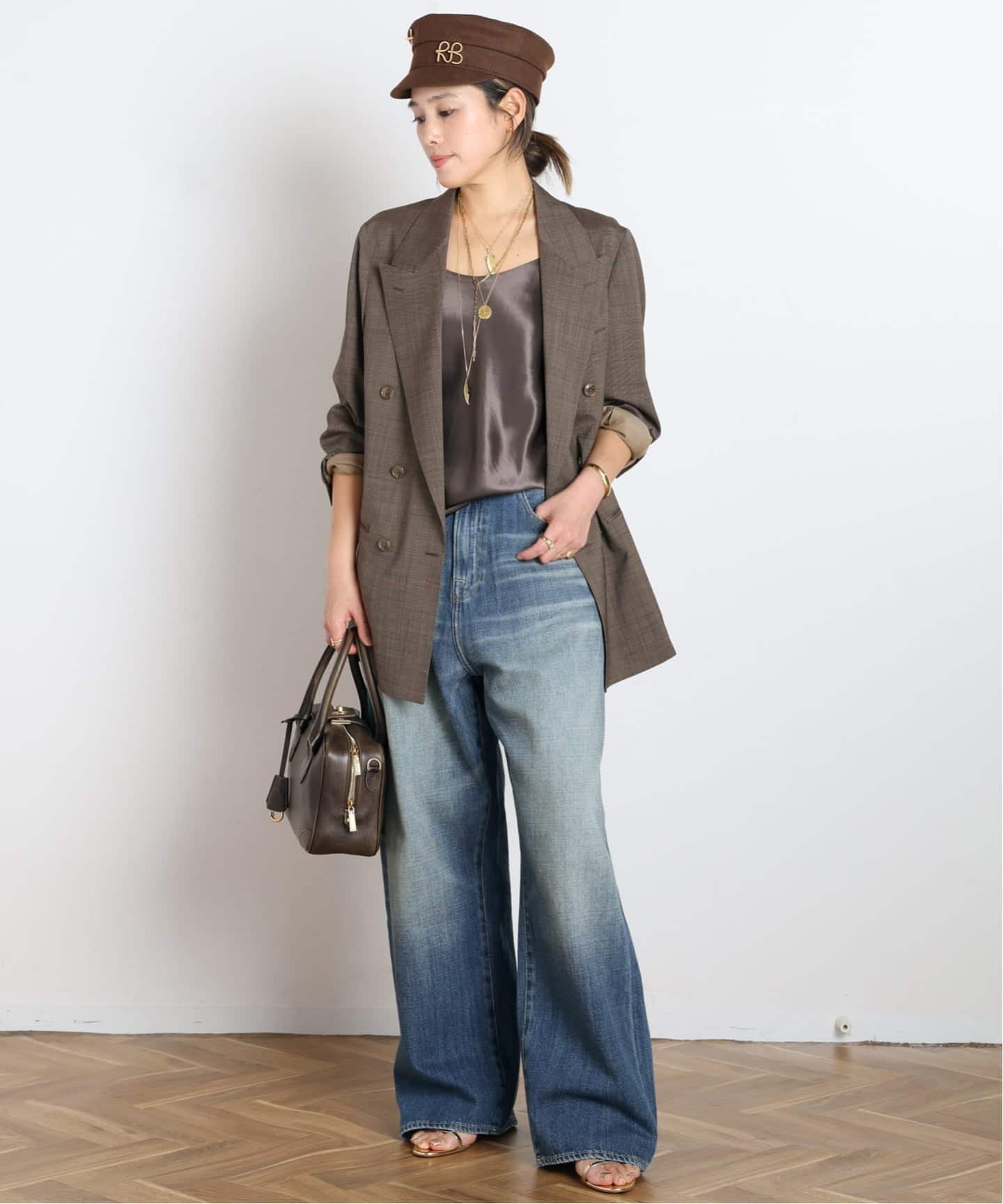 Ruslan Baginskiy/ラスラン・バジンスキー】Logo embellished Baker