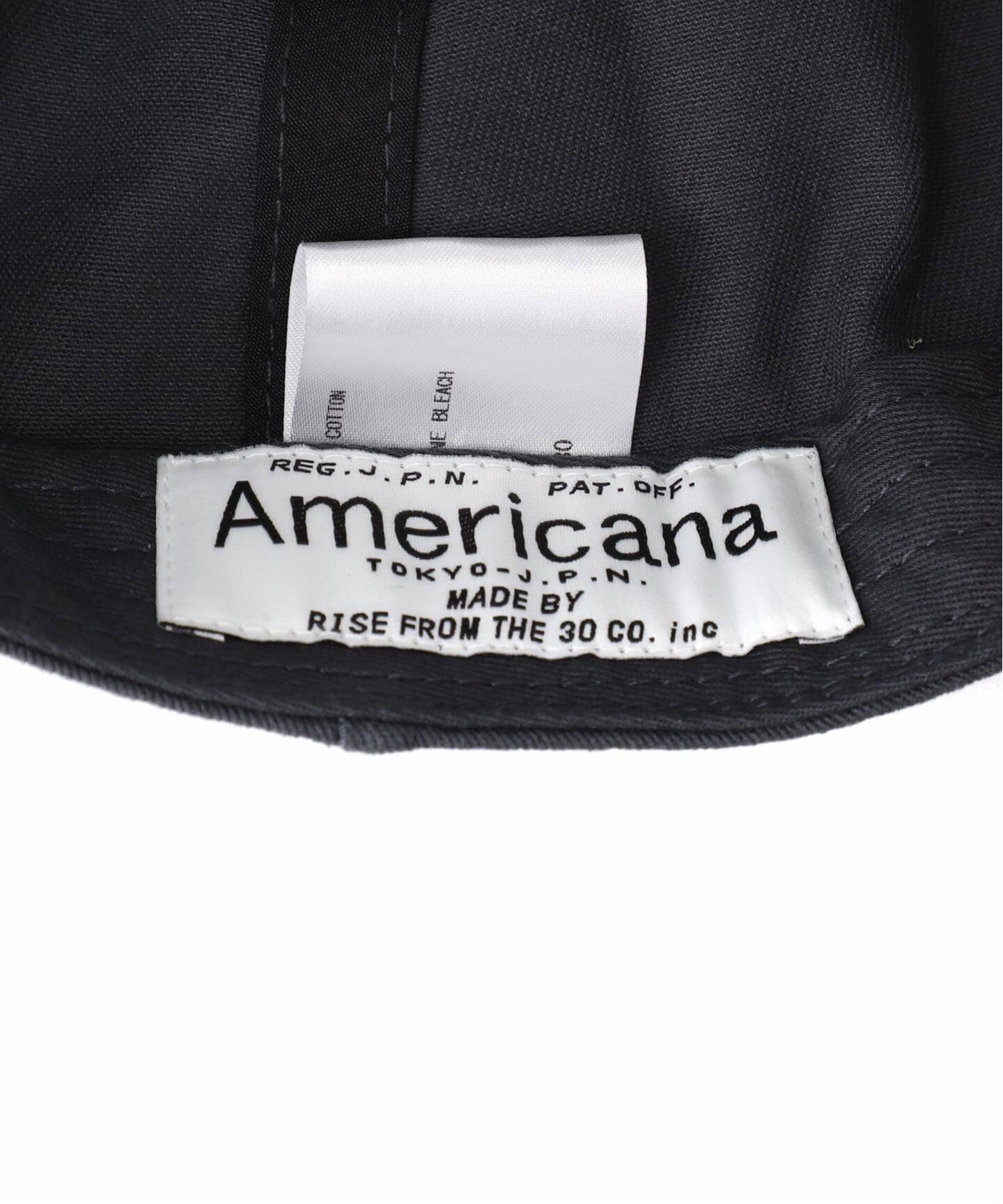 予約》【AMERICANA/アメリカーナ】別注EMBROIDERY CAP（キャップ）｜AP