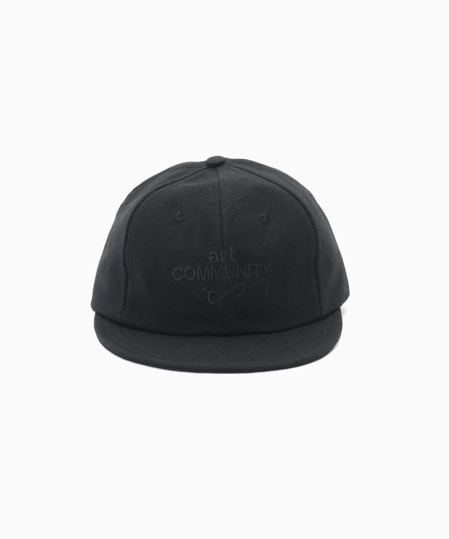 art COMMUNITY キャップ art COMMUNITY / アートコミュニティ Black Short Brim Cap（キャップ