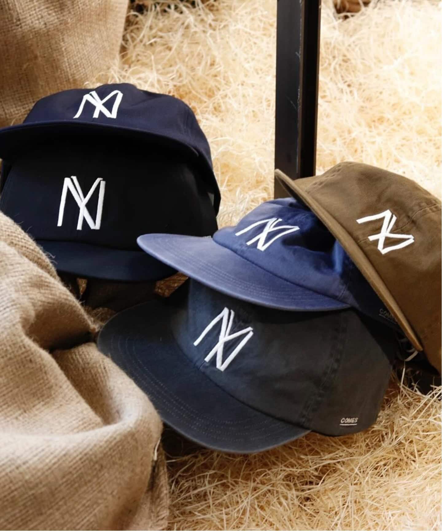 COMESANDGOES / カムズアンドゴーズ NY PIGMENT DYE CAP (basic