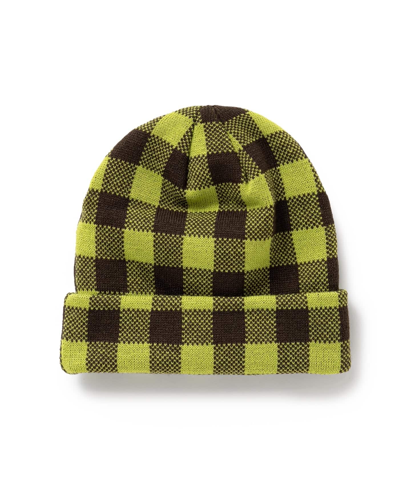 BoTT / ボット Gingham Check Beanie（ニットキャップ・ビーニー