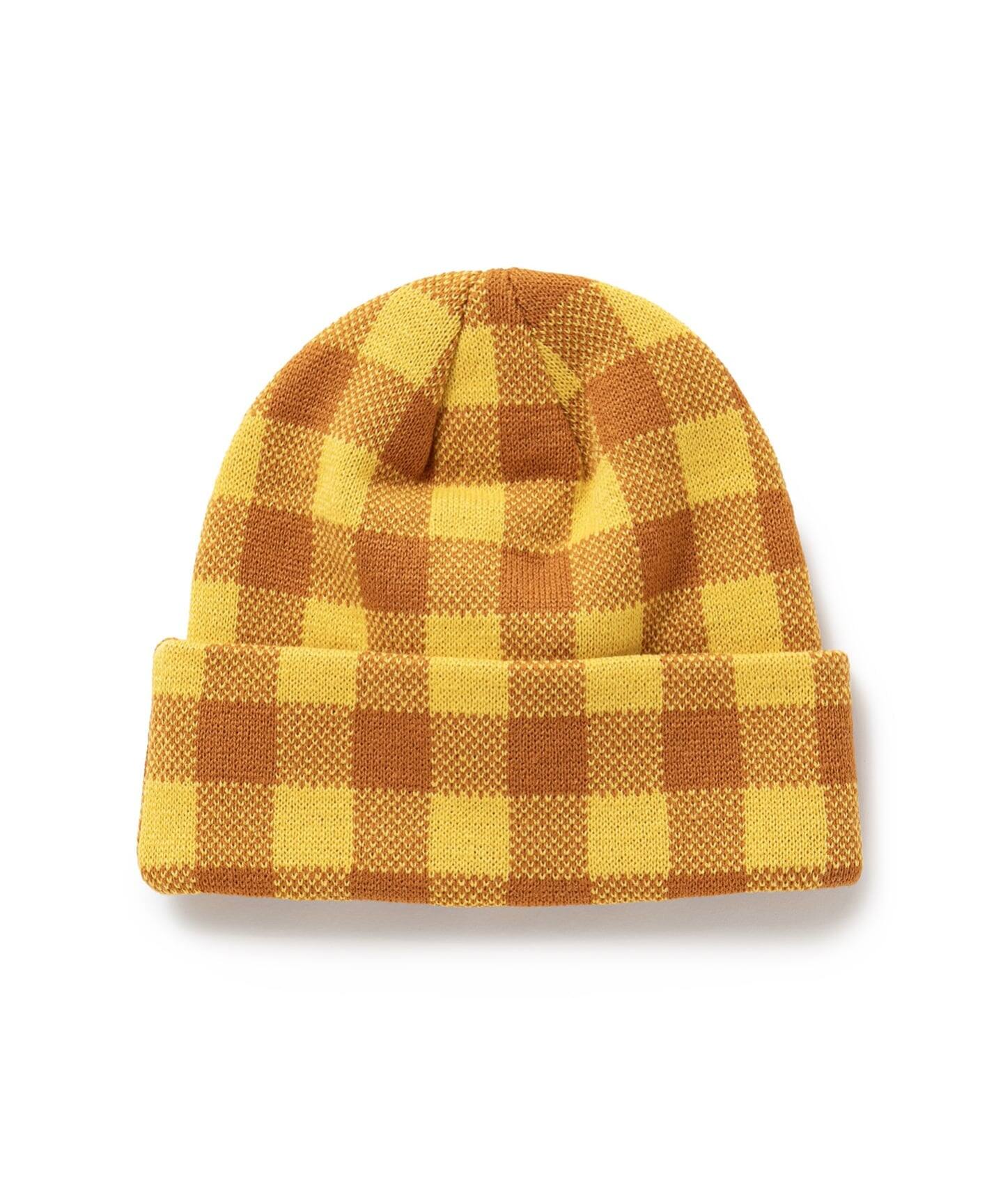 BoTT / ボット Gingham Check Beanie（ニットキャップ・ビーニー