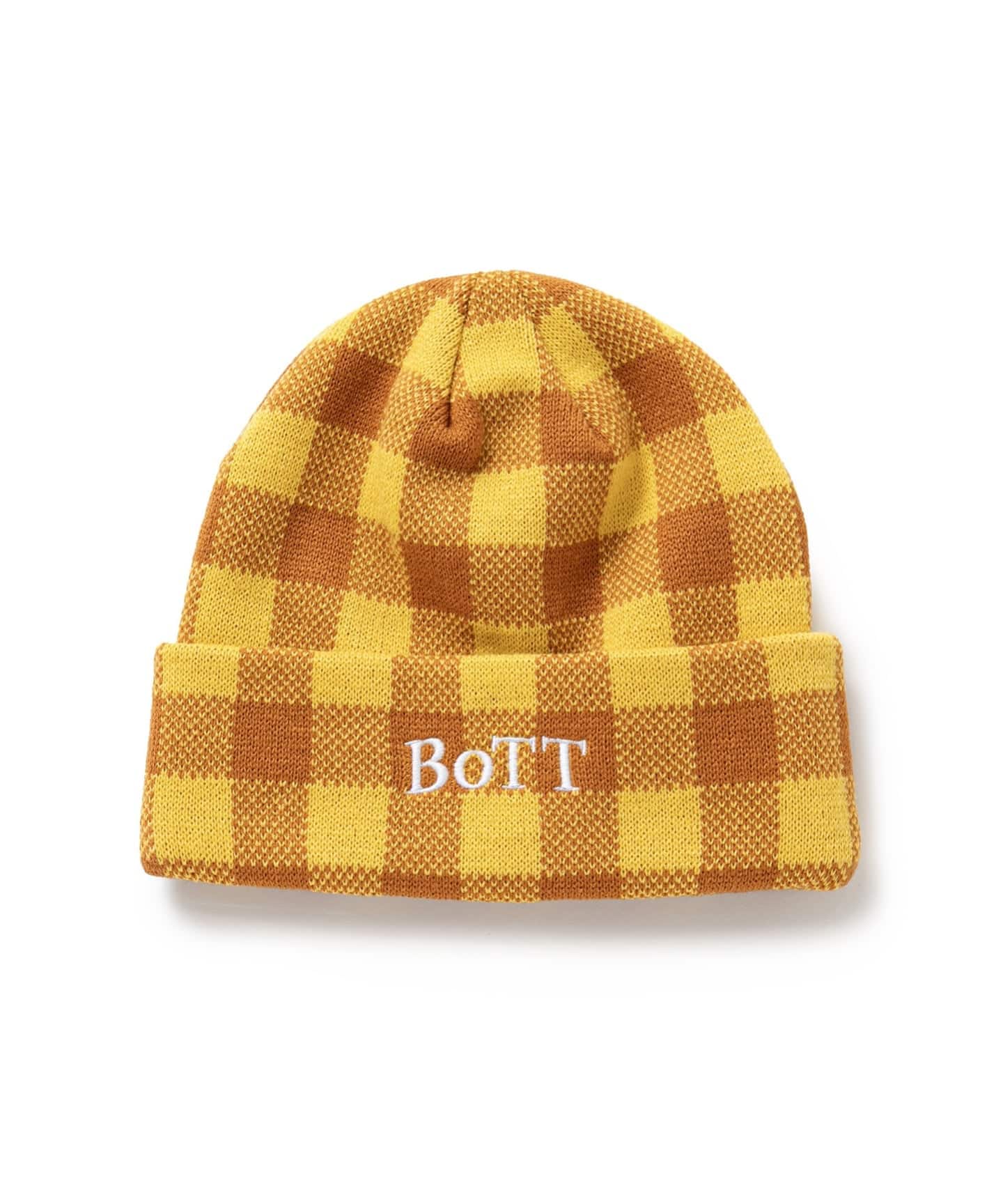 BoTT / ボット Gingham Check Beanie（ニットキャップ・ビーニー