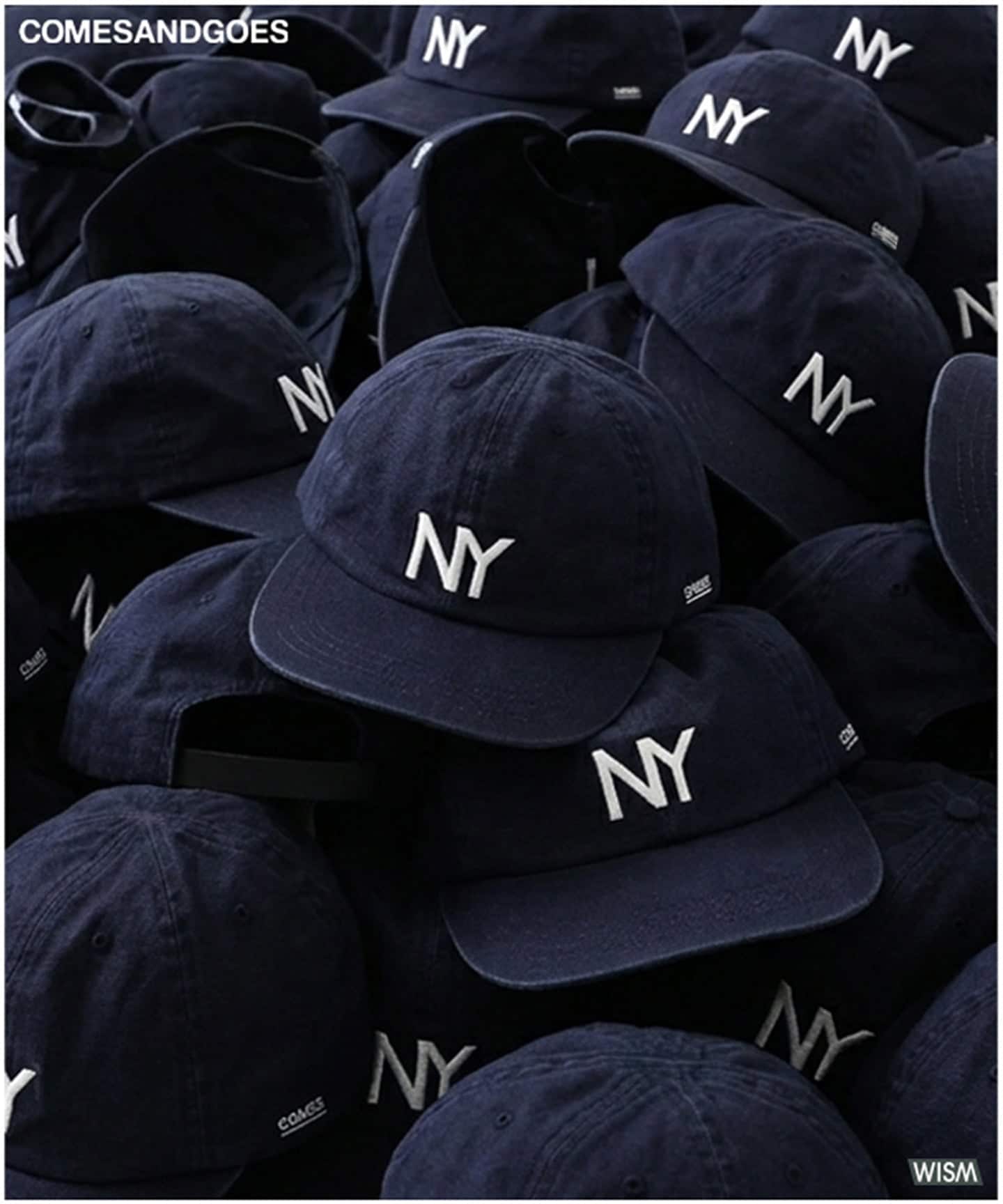夏の相棒。｜COMESANDGOES × COOPERSTOWN BALL CAP for WISM｜WISM