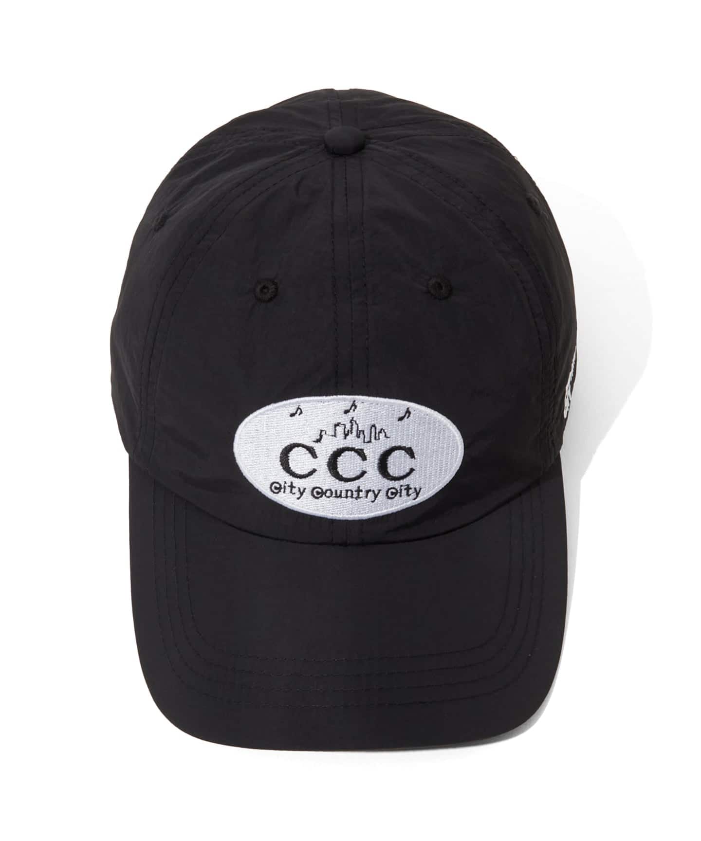 CCC ブラック キャップ　city country city CITY COUNTRY CITY / シティーカントリーシティー NYLON CAP（キャップ