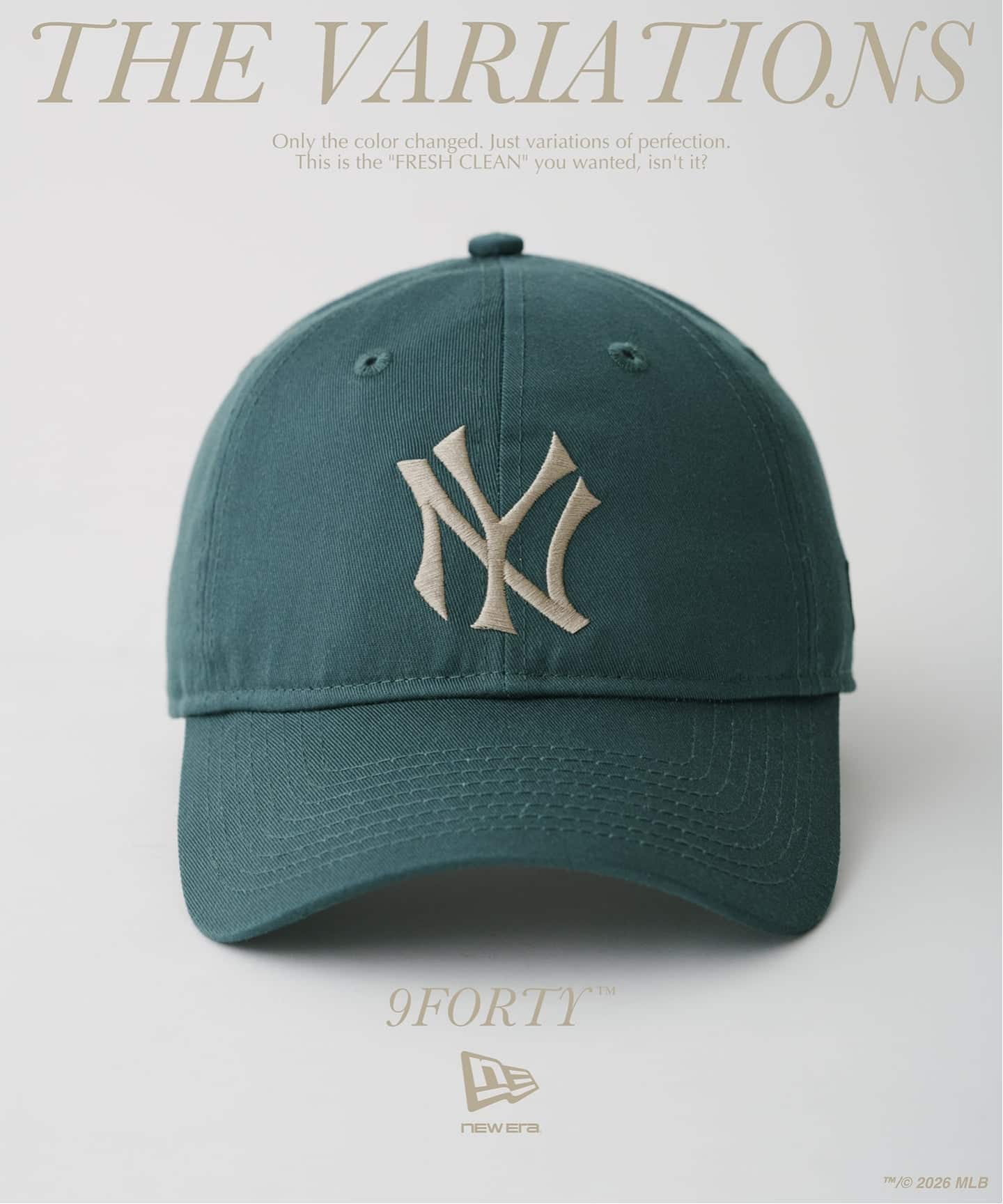 NEW ERA / ニューエラ 別注 FRESH CLEAN NYY 940 UNST（キャップ