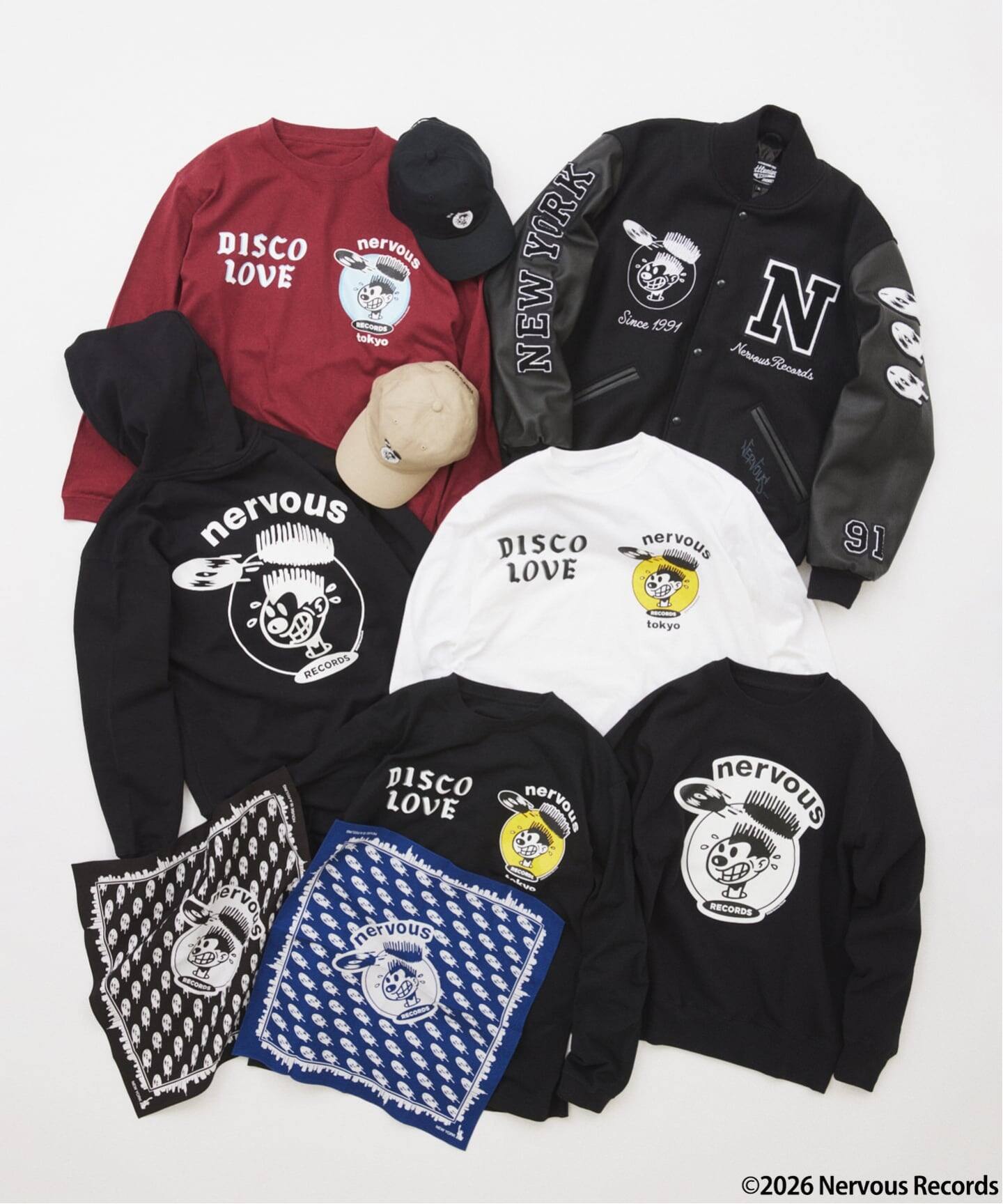 Nervous Records / ナーヴァス・レコーズ × JOURNAL STANDARD キャップ