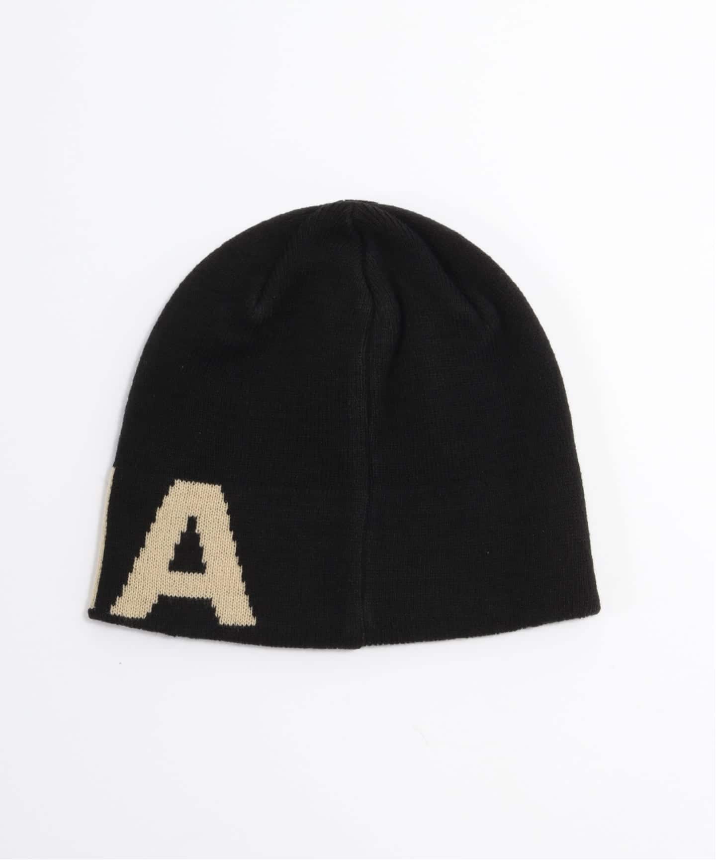 oma ニット帽 ビーニー ブラック LOGO (BLACK) OMA DESIGN STUDIOS LOGO SKULL CAP（ニットキャップ・ビーニー