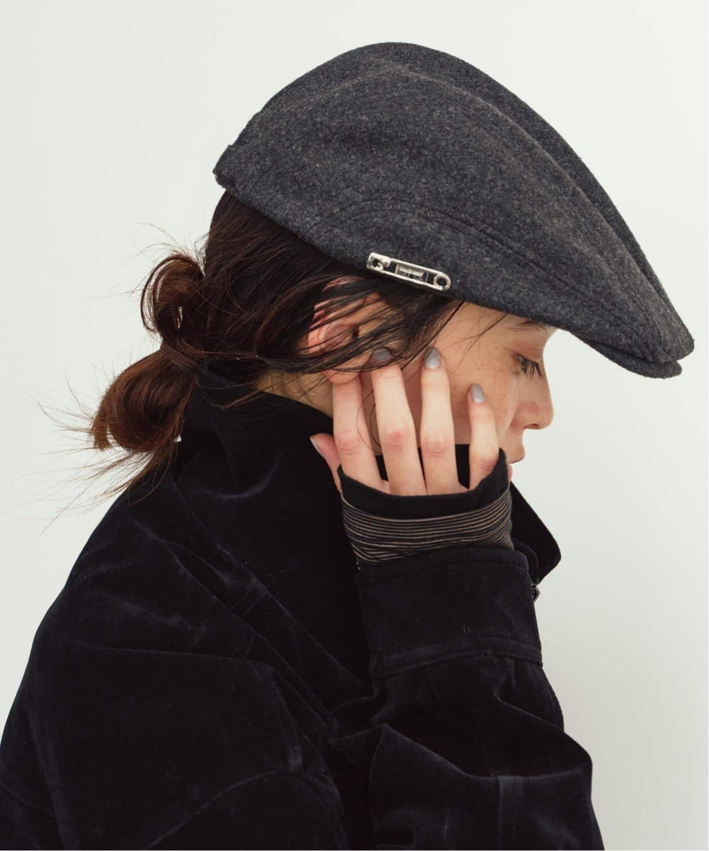 【pororon】完売商品　Knuth Marf ハンチング Knuth Marf / クヌースマーフ wool hunting cap（ハンチング／ベレー