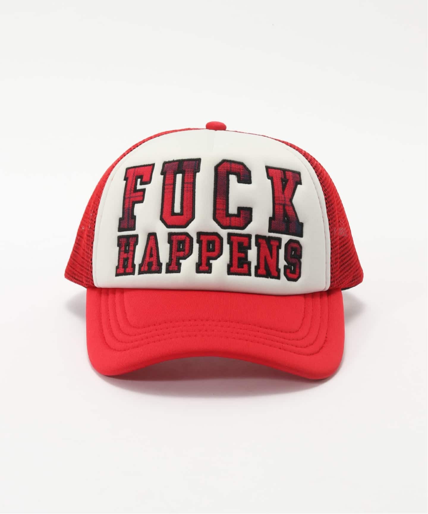 WOKE EDGE / ウォークエッジ Fuck Happens Mesh Cap（キャップ