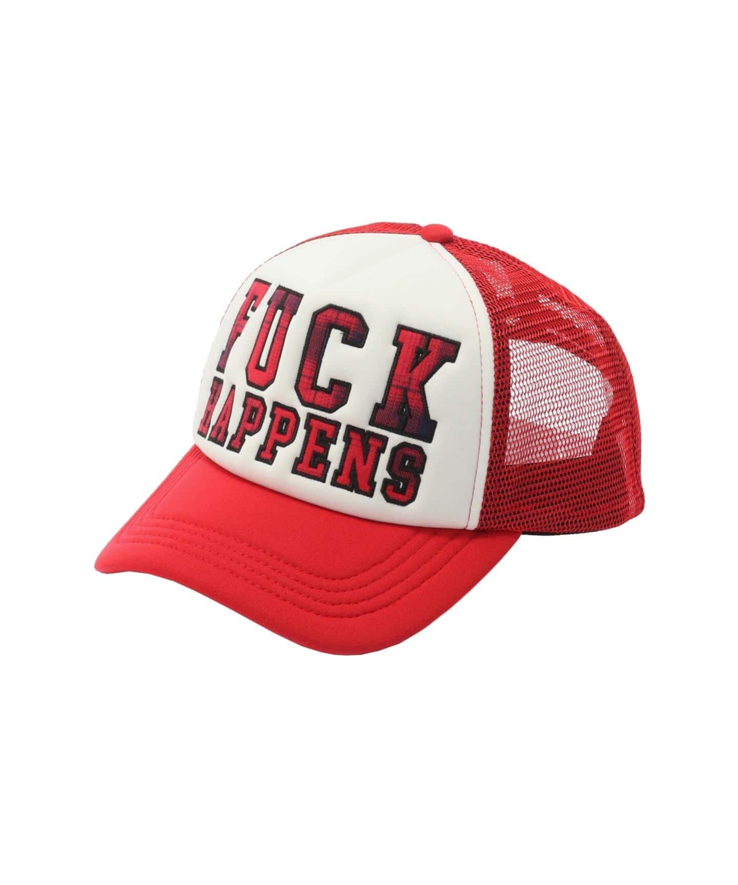WOKE EDGE / ウォークエッジ Fuck Happens Mesh Cap（キャップ