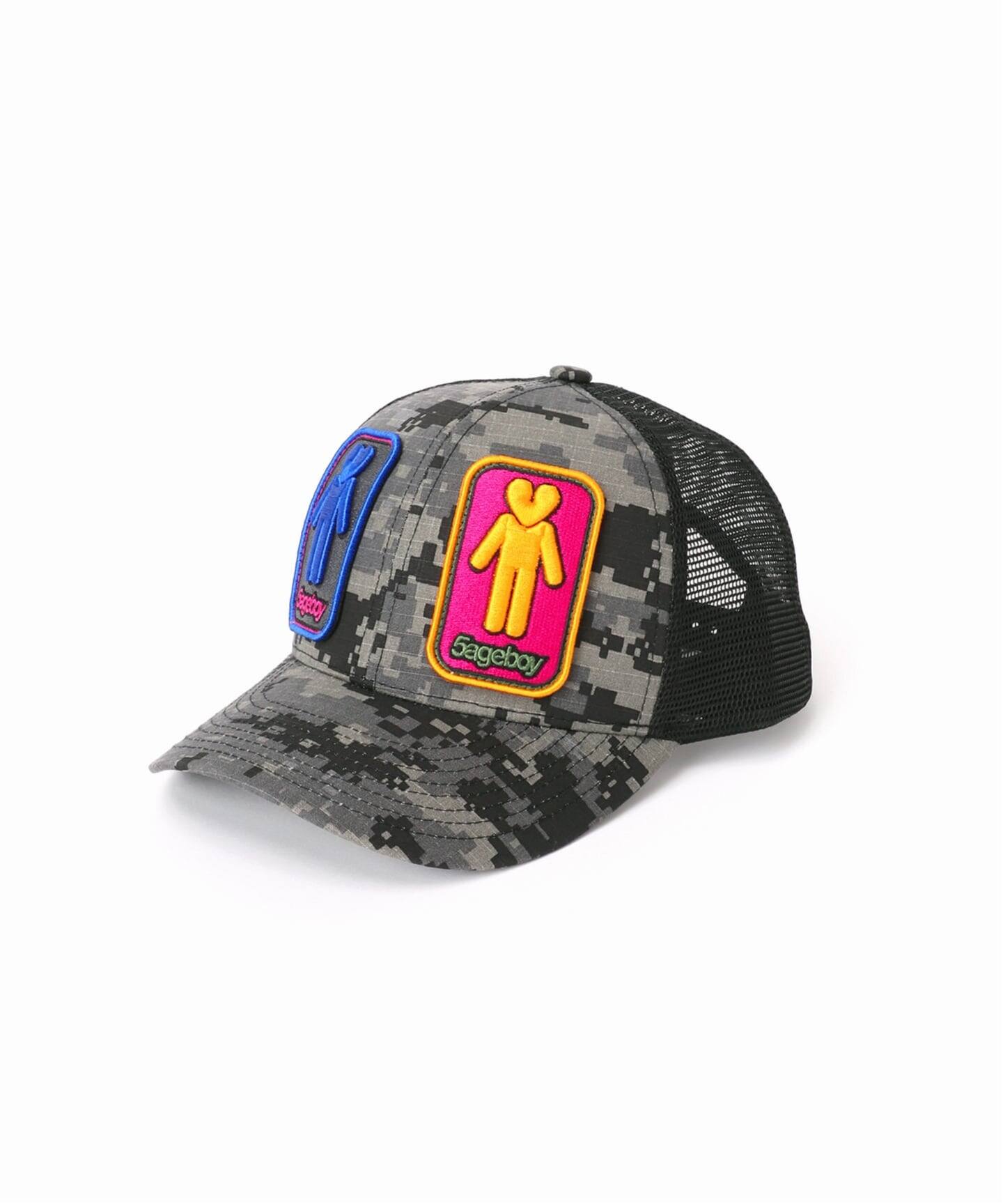 SAGE / セイジ 別注 Heart Signal Camo Mesh Cap（キャップ）｜JOINT