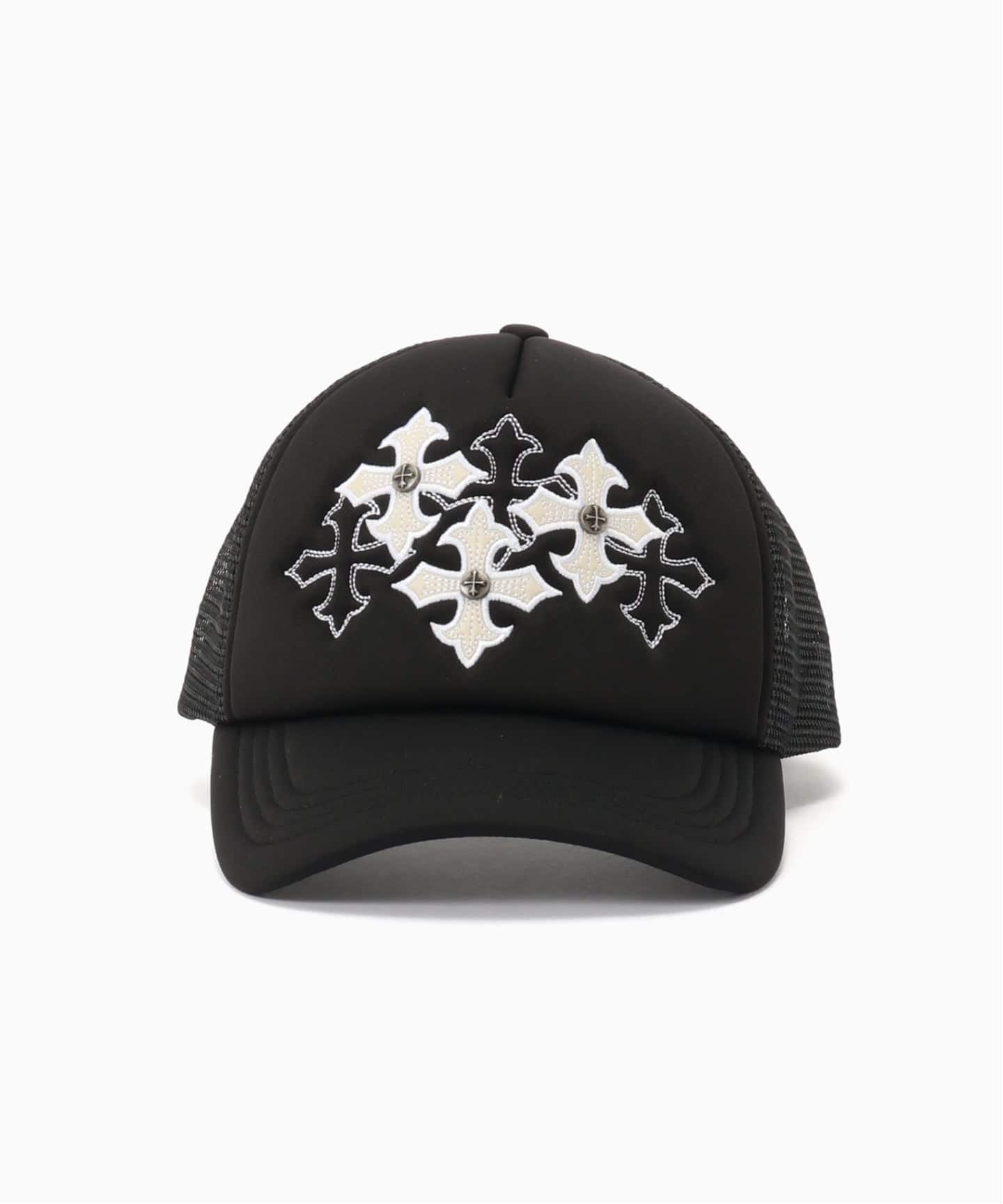 SUPPLIER / サプライヤー Cross Leather Patch Mesh Cap（キャップ
