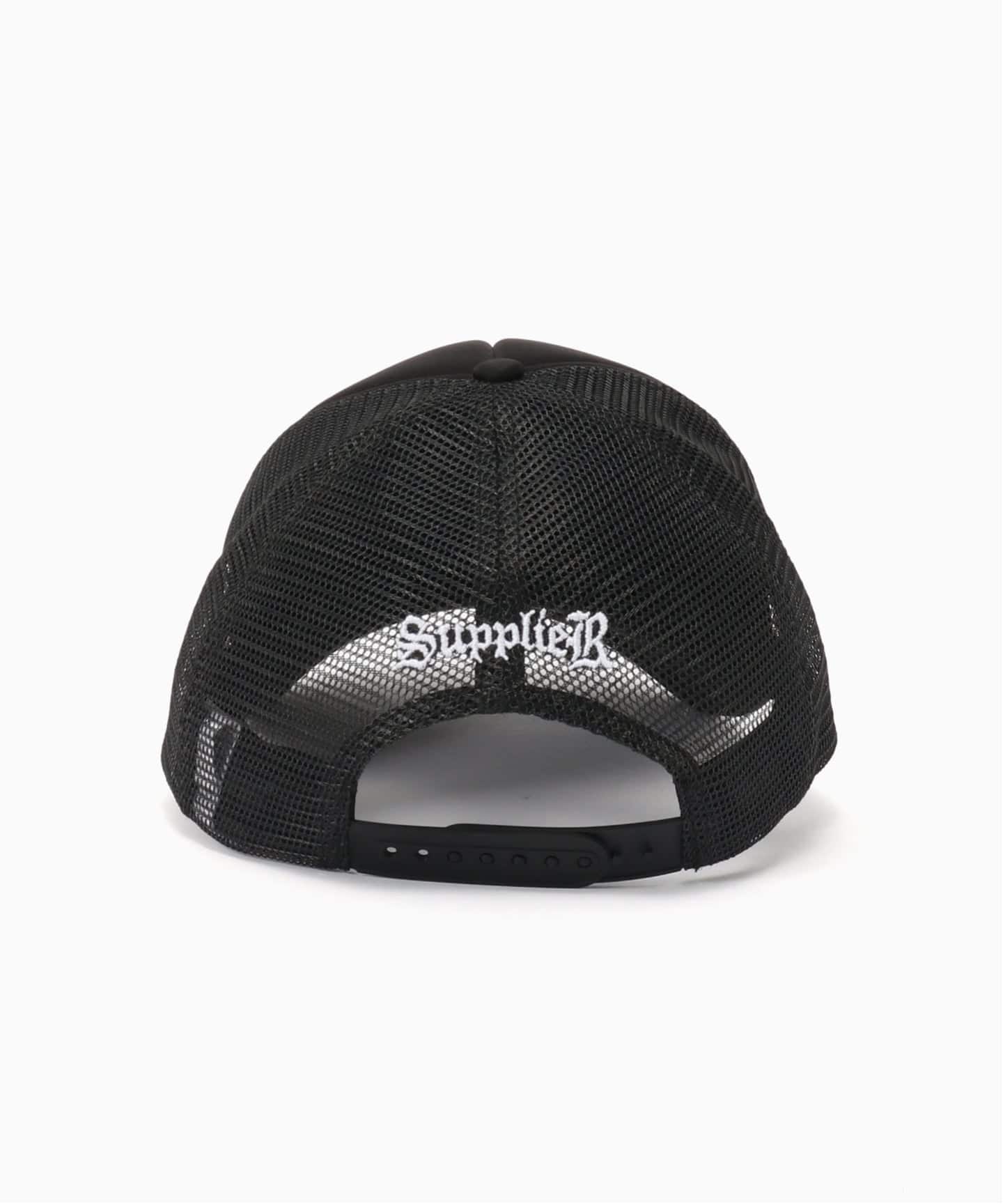 SUPPLIER / サプライヤー Cross Leather Patch Mesh Cap（キャップ