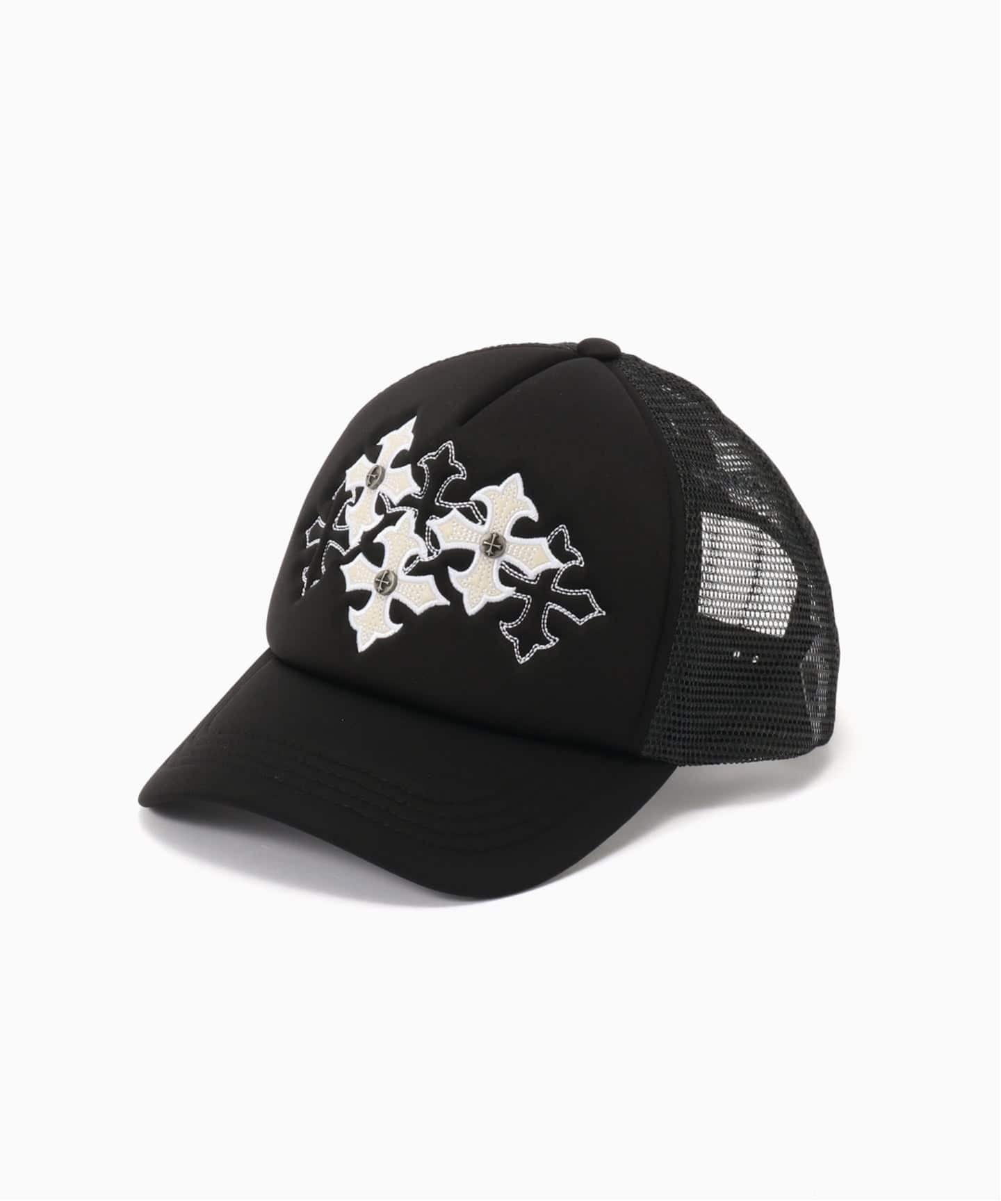 SUPPLIER / サプライヤー Cross Leather Patch Mesh Cap（キャップ