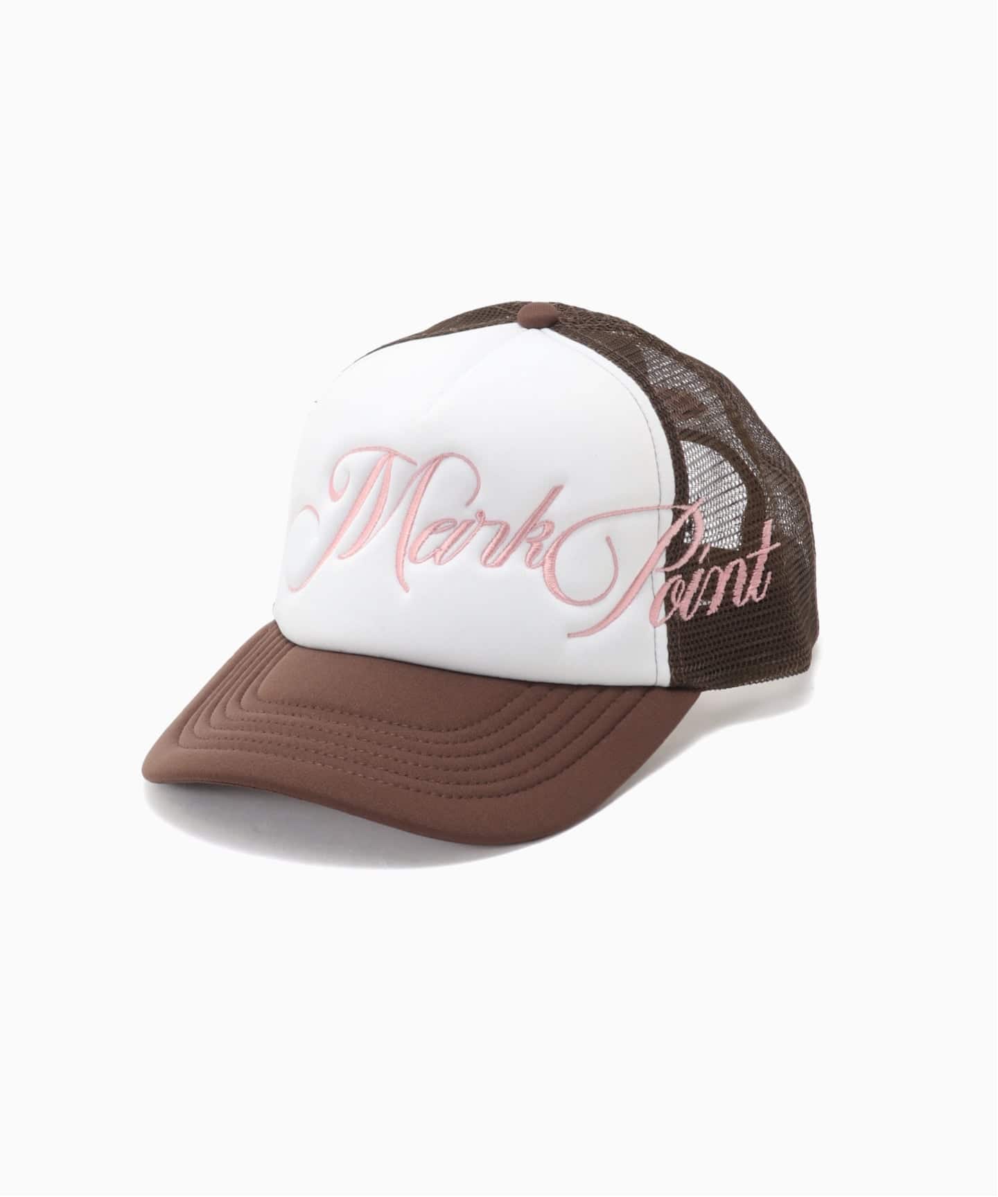 【MARK&LONA】SKULL MESH CAP BK/PINK M SUPPLIER クロス メッシュキャップ ピンク ホワイト Cross Leather