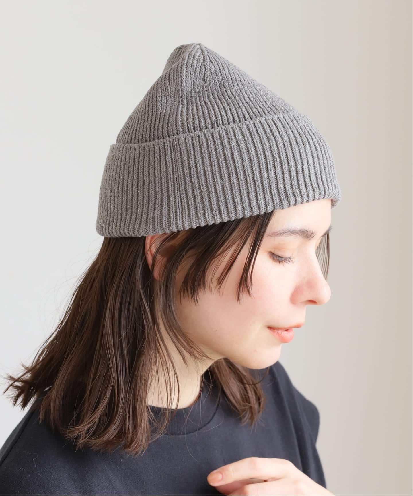 RACAL/ ラカル Cotton Silk Beanie（ニットキャップ・ビーニー