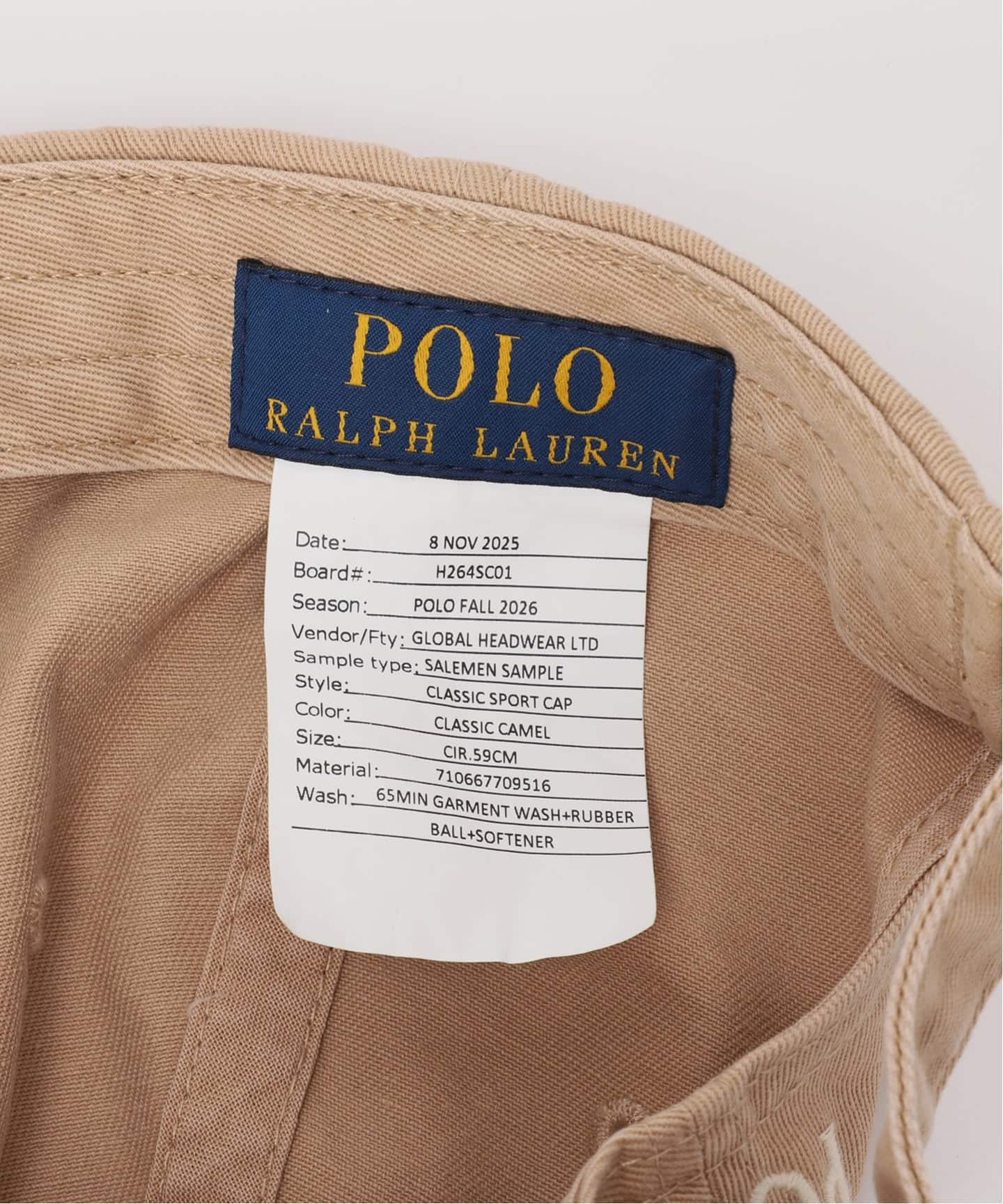 予約》POLO Ralph Lauren/ポロ ラルフ ローレン キャップ H264SC01