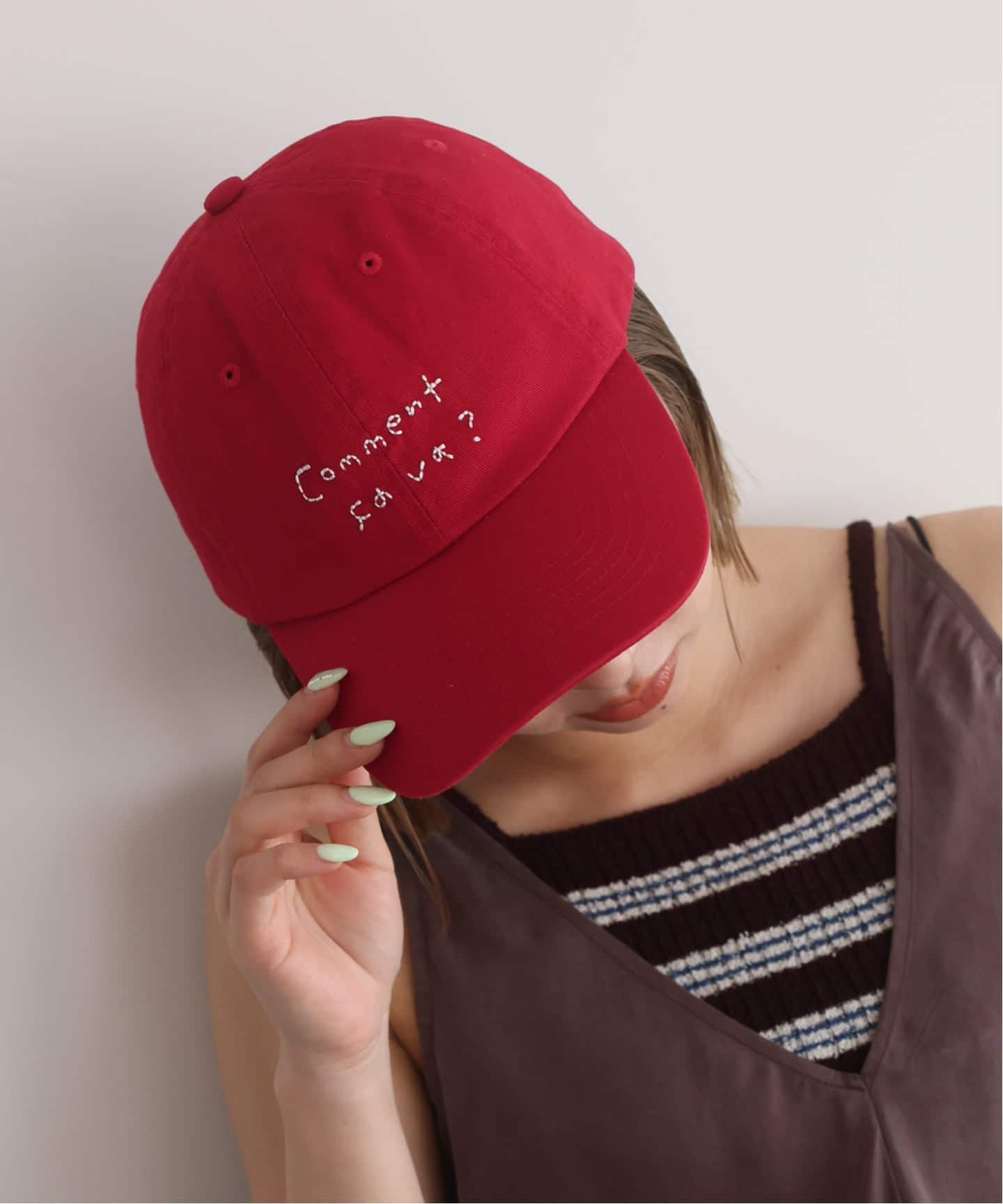 Lundi SLOBE別注 ロゴCAP（キャップ）｜SLOBE IENA（スローブ イエナ