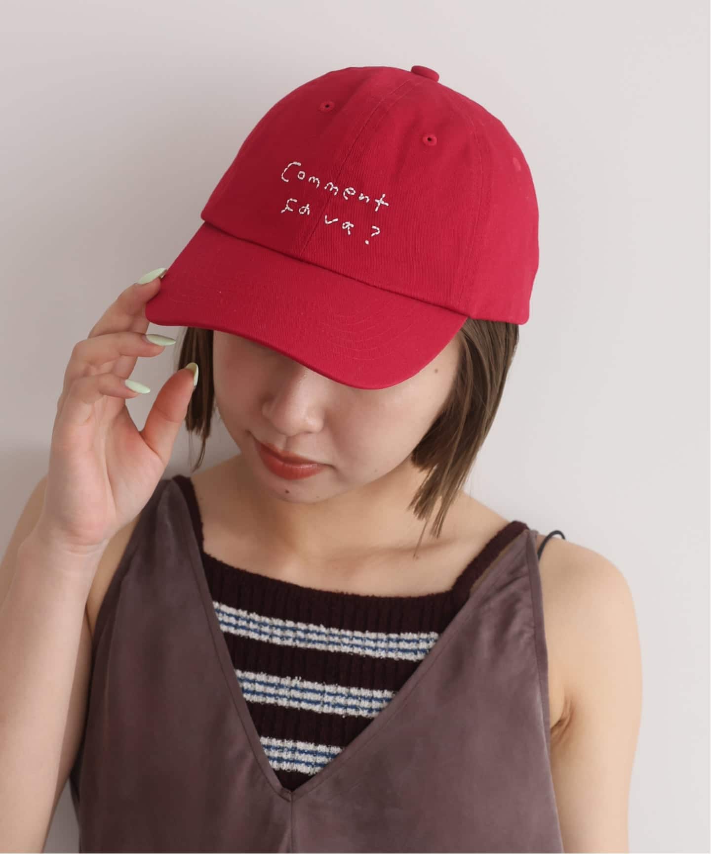 Lundi SLOBE別注 ロゴCAP（キャップ）｜SLOBE IENA（スローブ イエナ